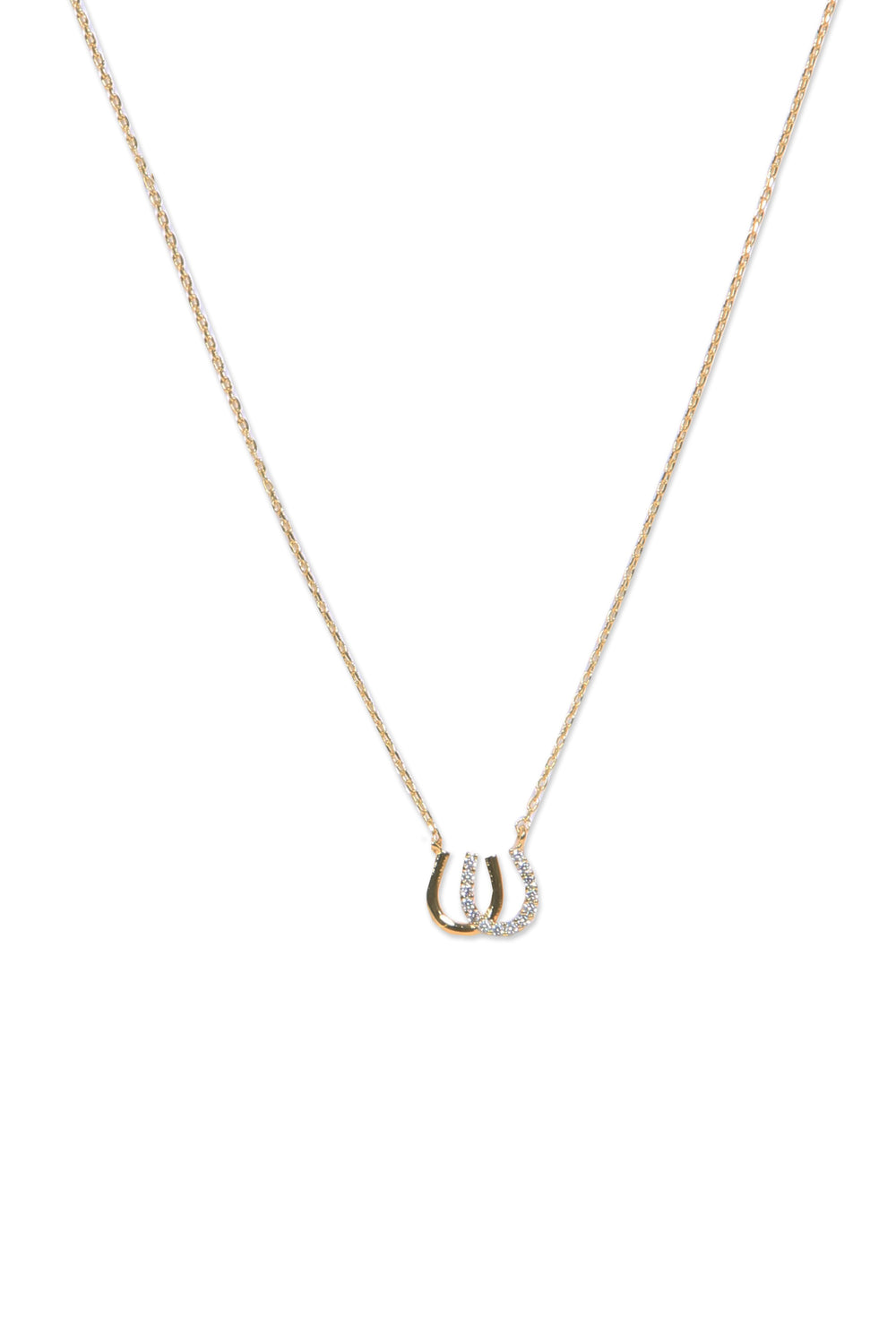 [TEST] Horseshoe Stone Set Necklace