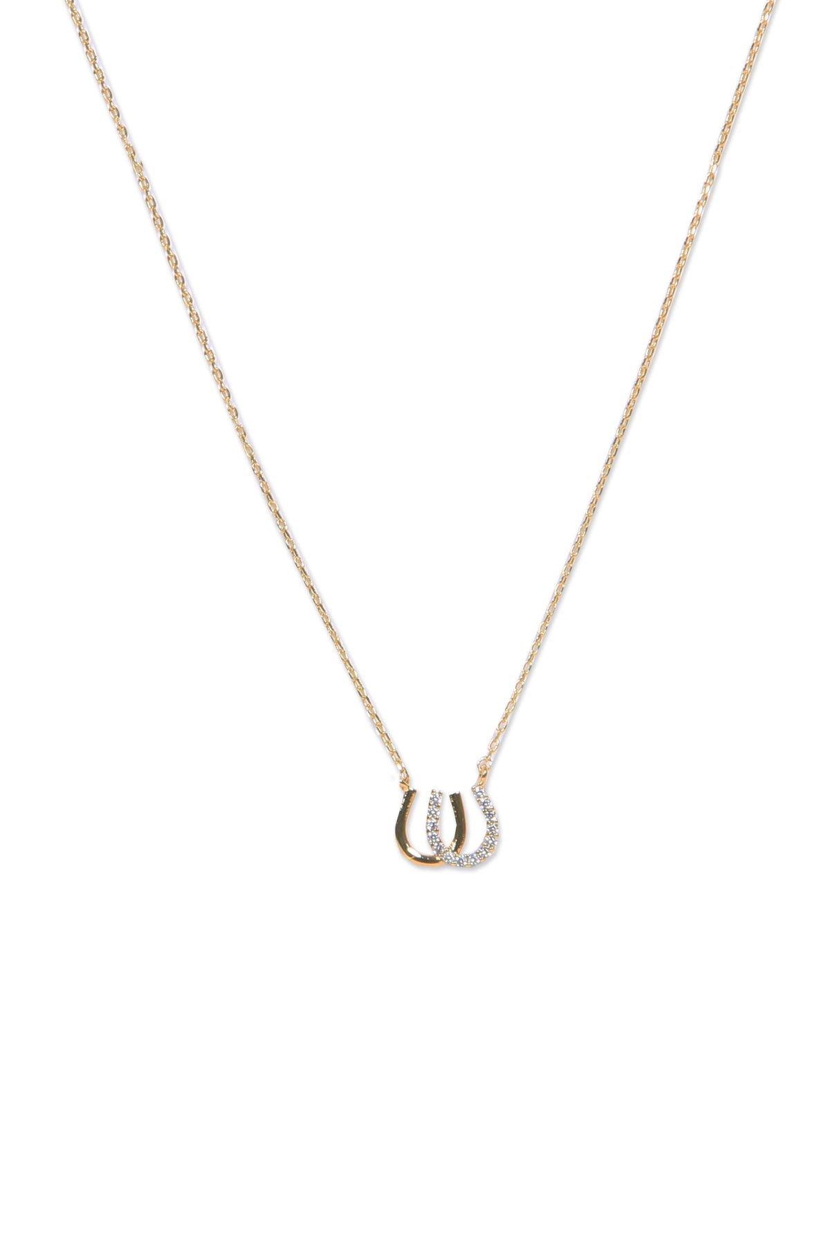 [TEST] Horseshoe Stone Set Necklace