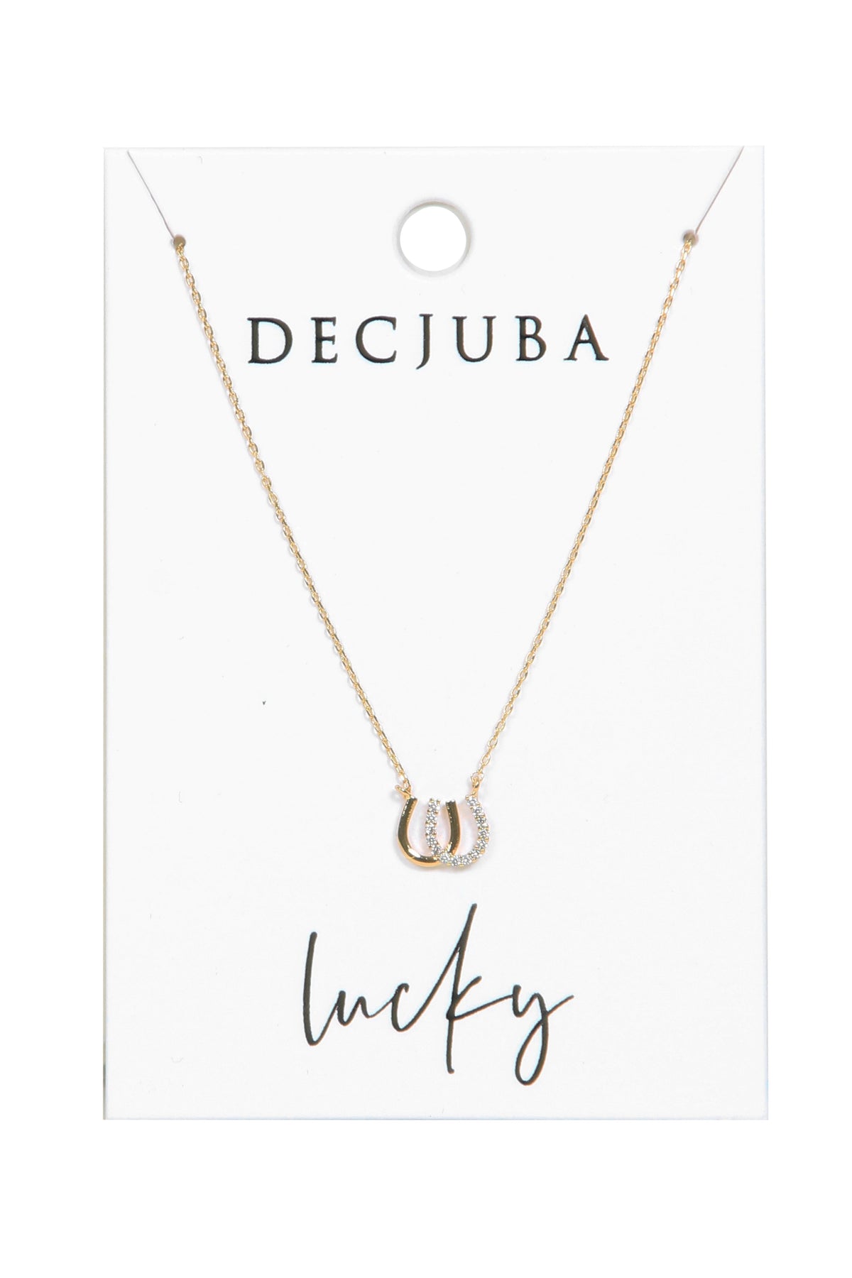 [TEST] Horseshoe Stone Set Necklace