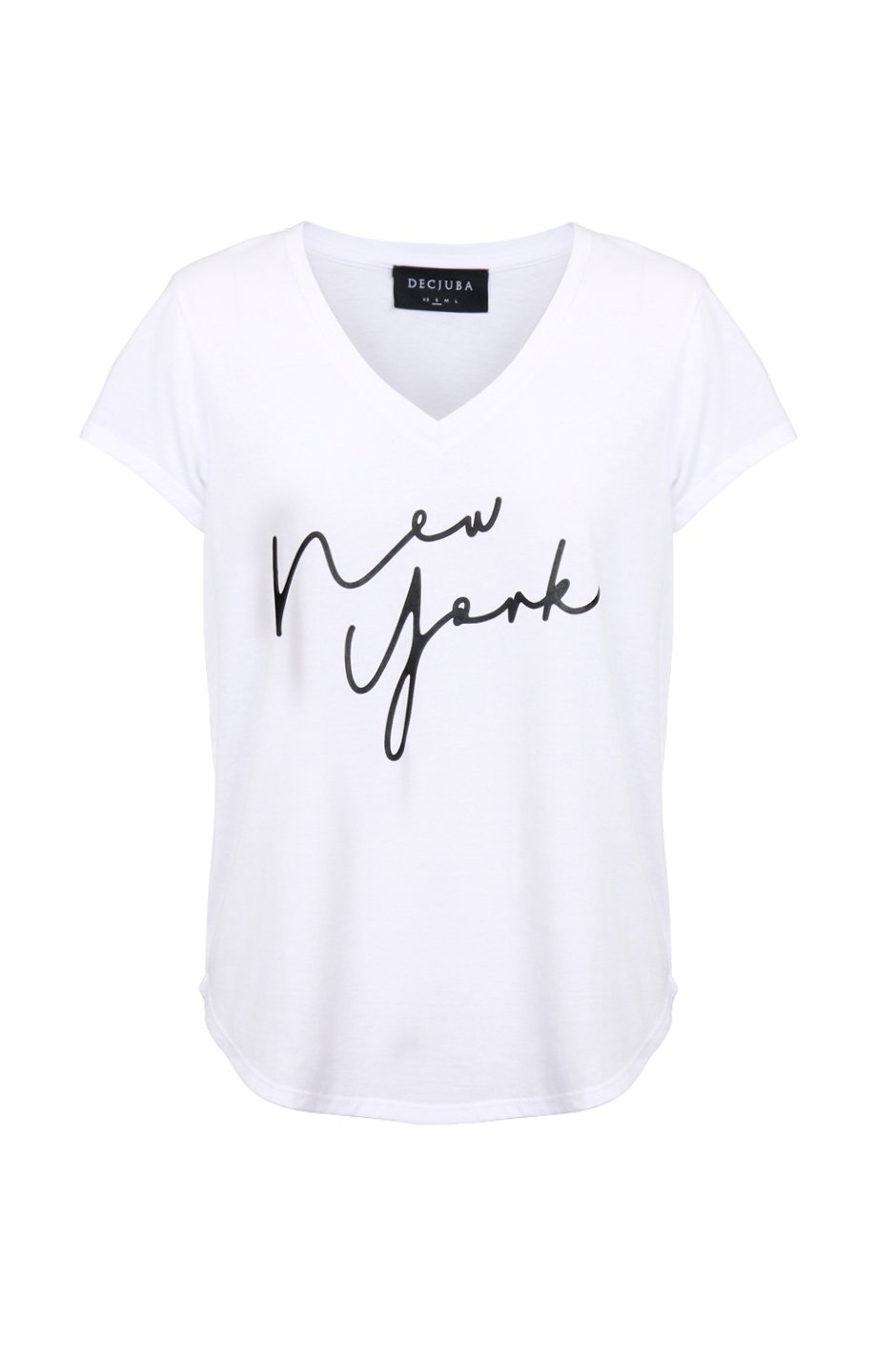 [TEST] Script V-Neck Tee
