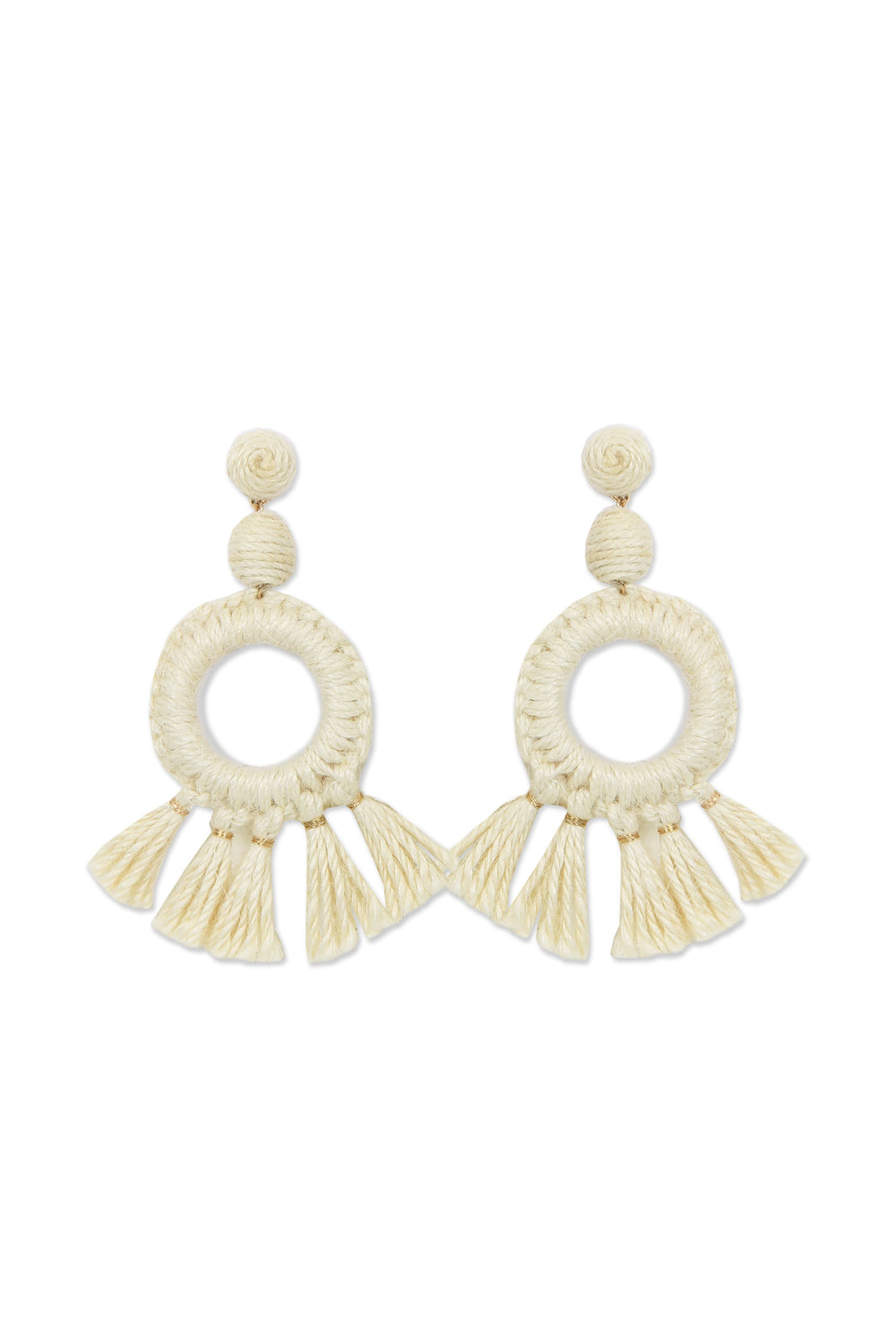 [TEST] Lana Tassel Macrame Earrings