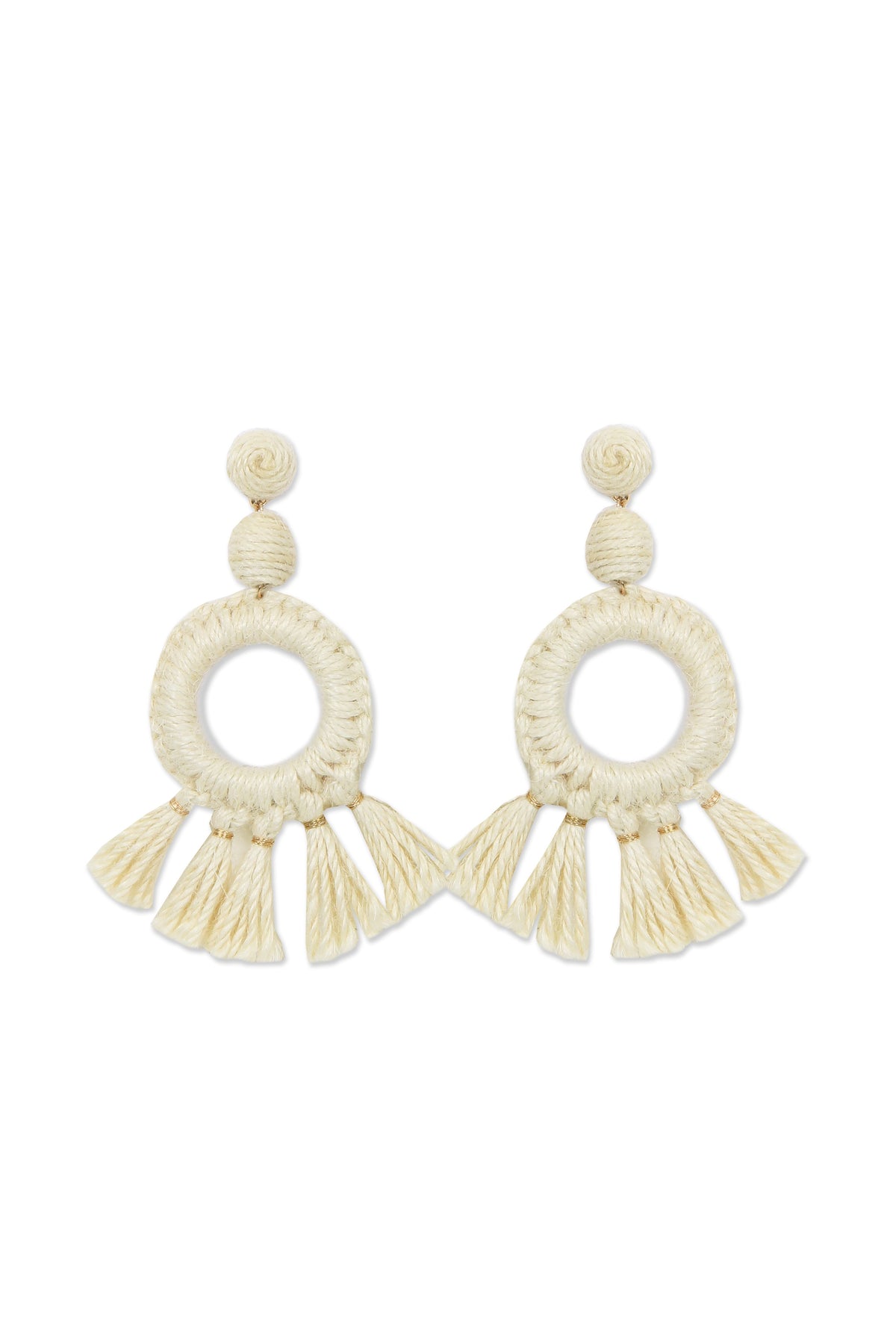 [TEST] Lana Tassel Macrame Earrings