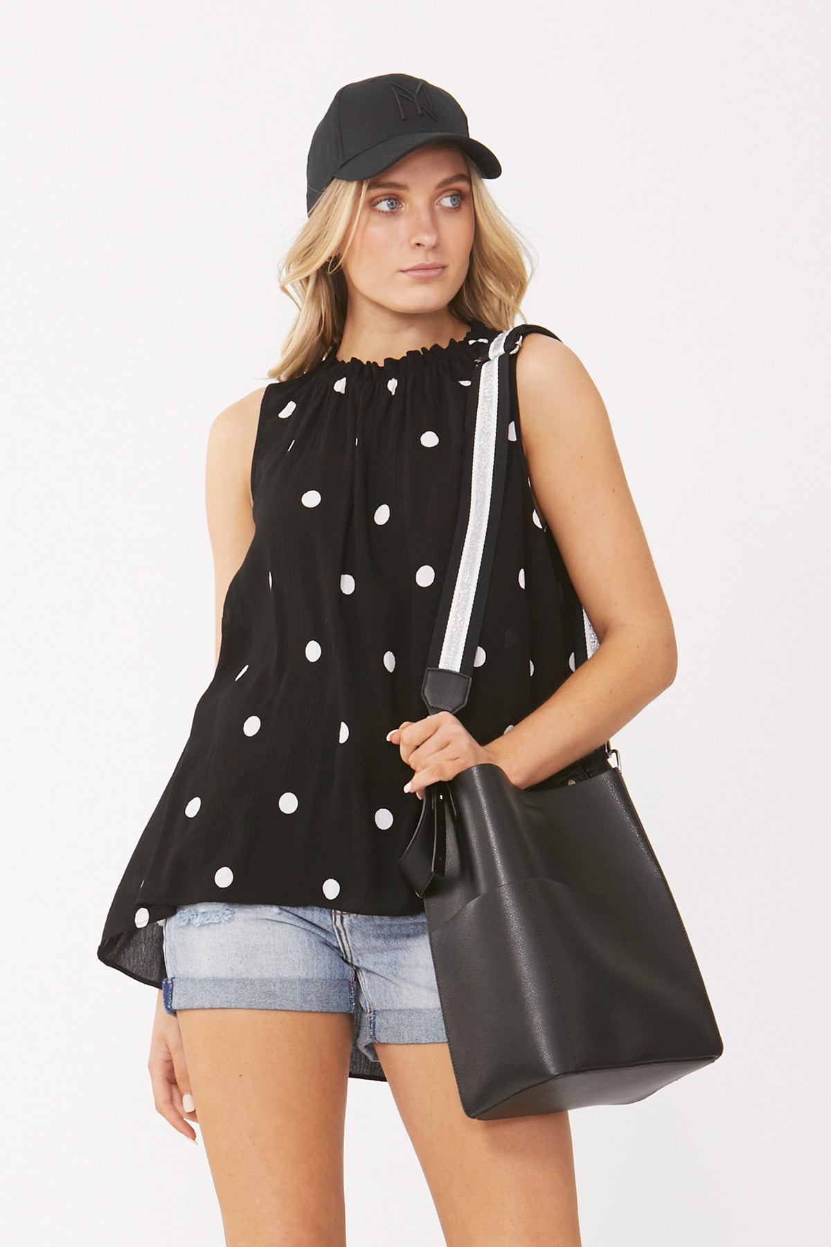 [TEST] Front Pocket Slouchy Tote Bag