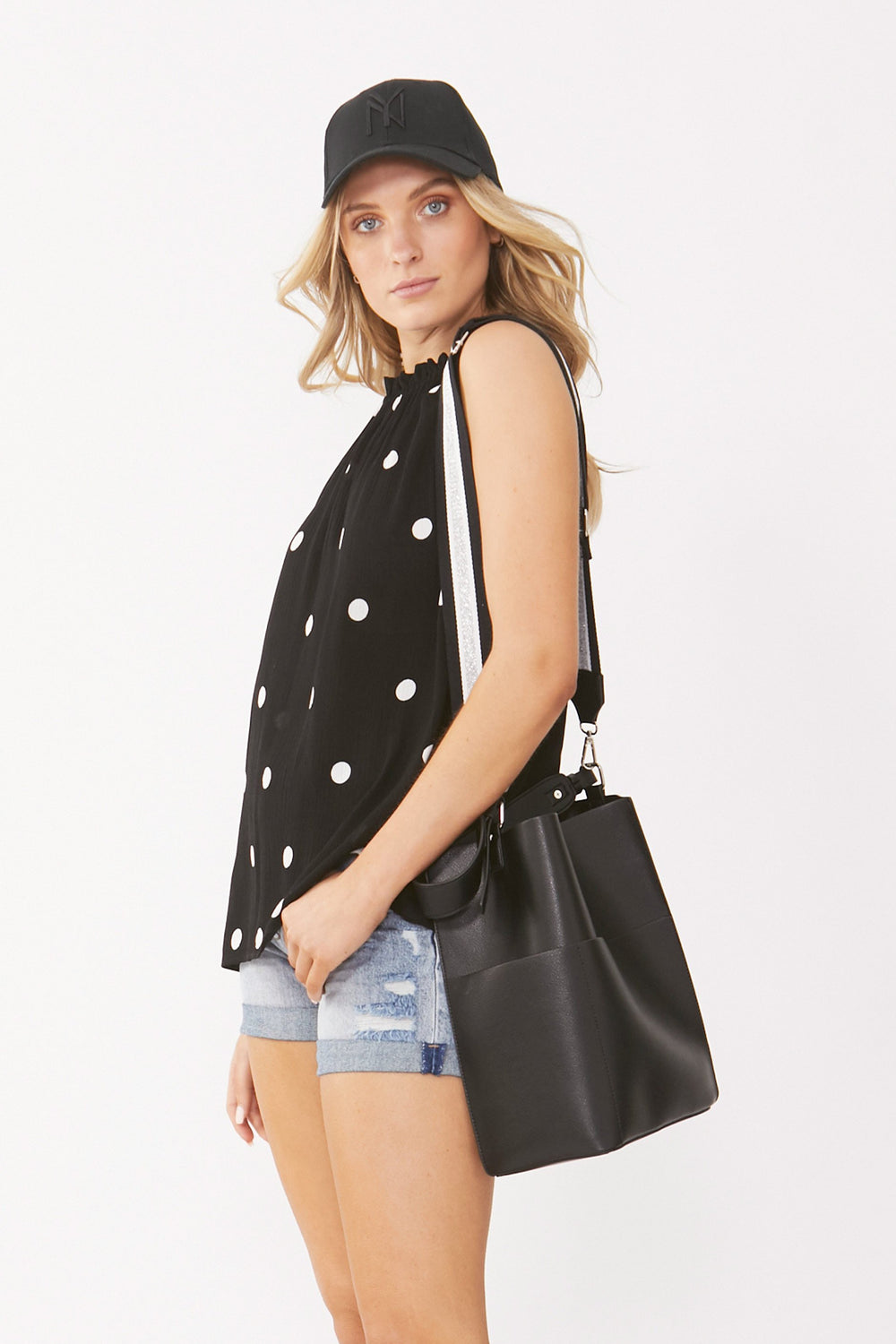 [TEST] Front Pocket Slouchy Tote Bag