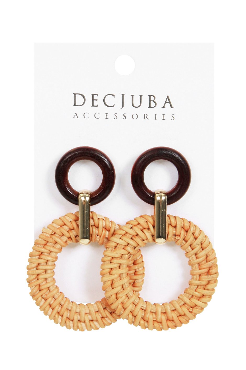 [TEST] Dori Circle Drop Woven Earring