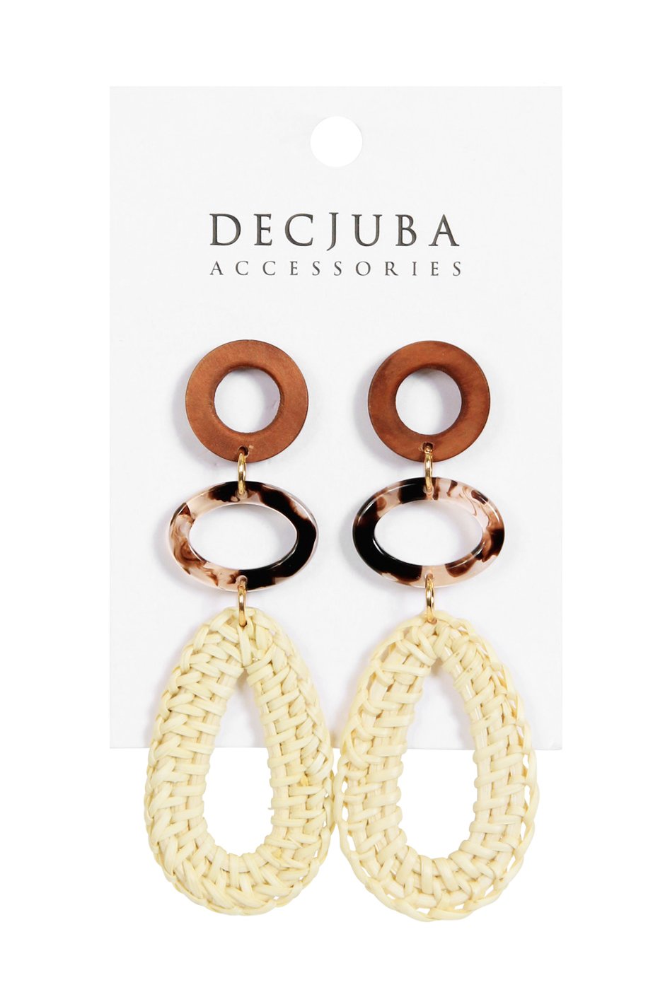 [TEST] Darcy Teardrop Woven Earrings