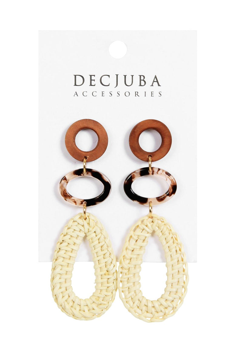 [TEST] Darcy Teardrop Woven Earrings