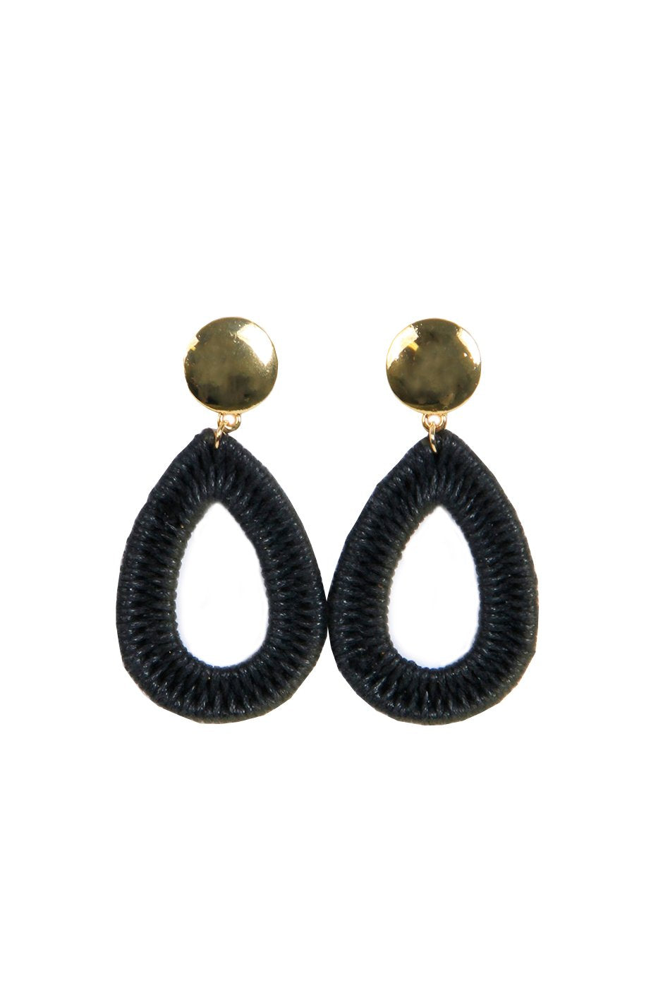 [TEST] Dallas Woven Teardrop Earrings