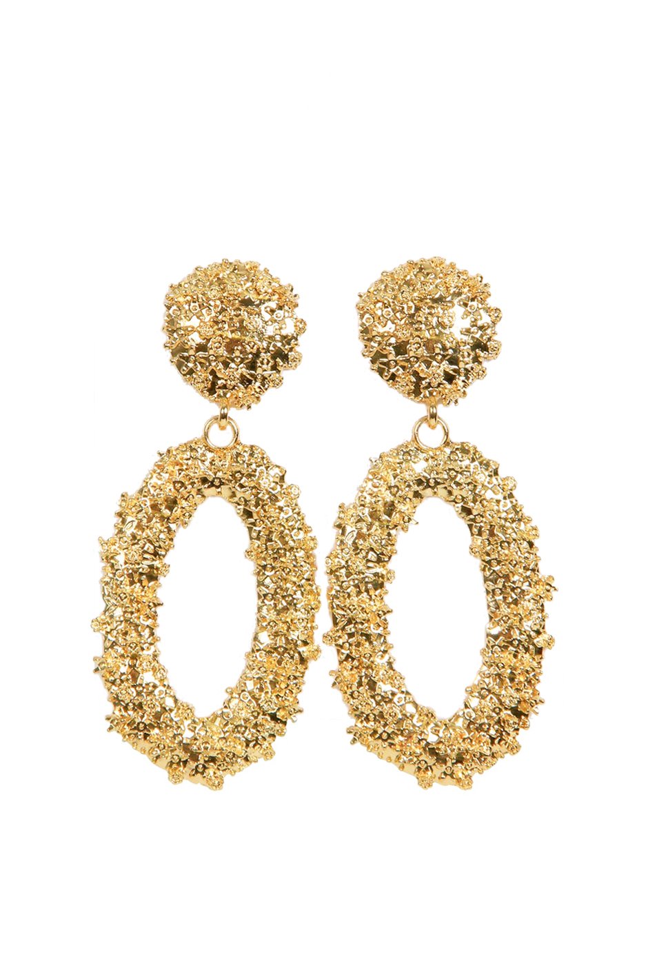 [TEST] Delilah Oval Drop Earrings