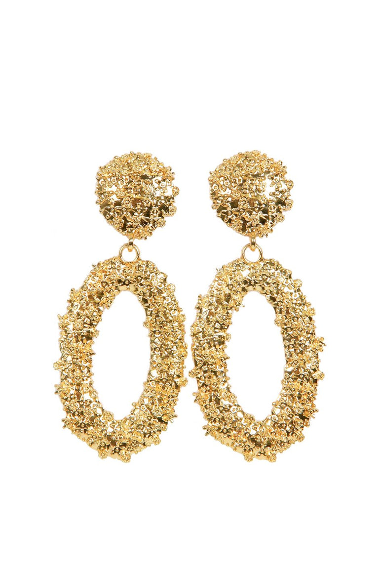 [TEST] Delilah Oval Drop Earrings