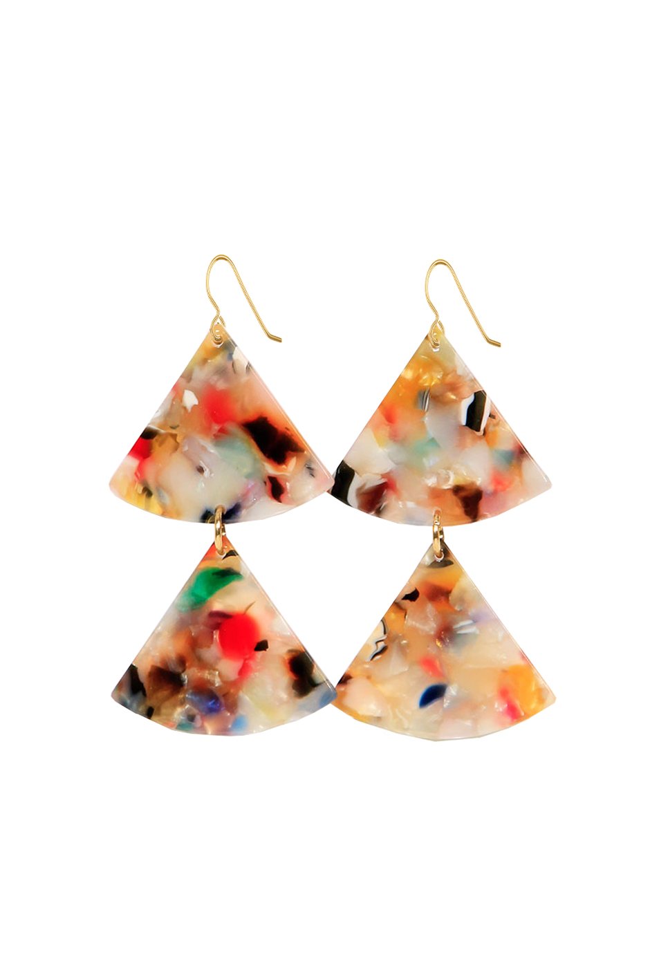 [TEST] Dolly Triangle Resin Earrings