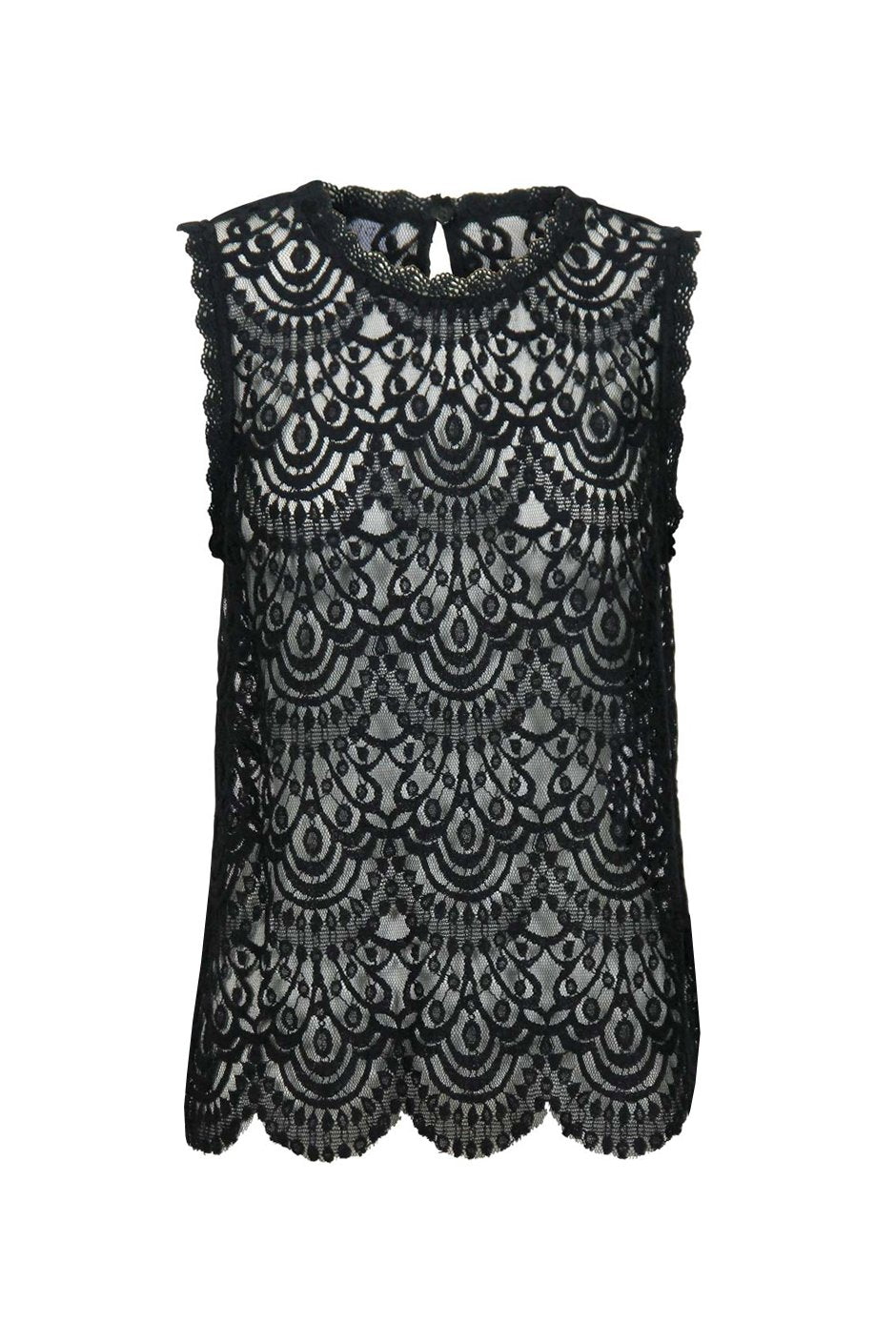 [TEST] Mia Sleeveless Lace Tank