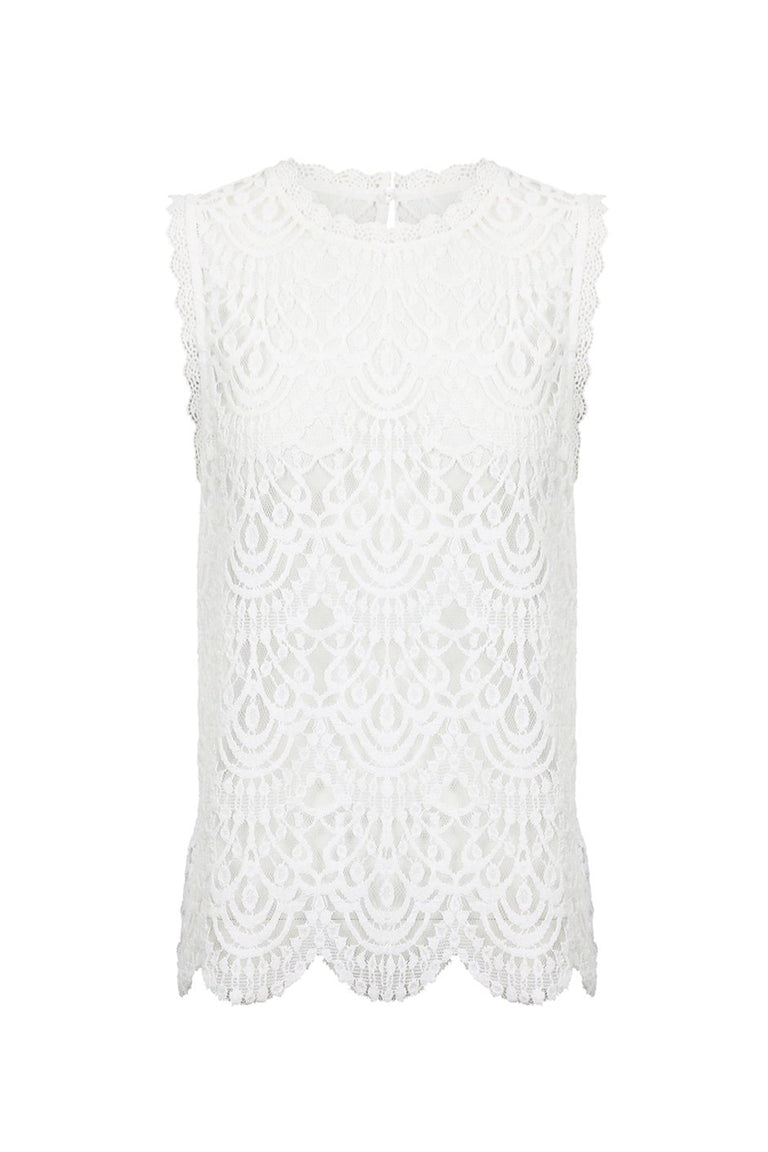[TEST] Mia Sleeveless Lace Tank