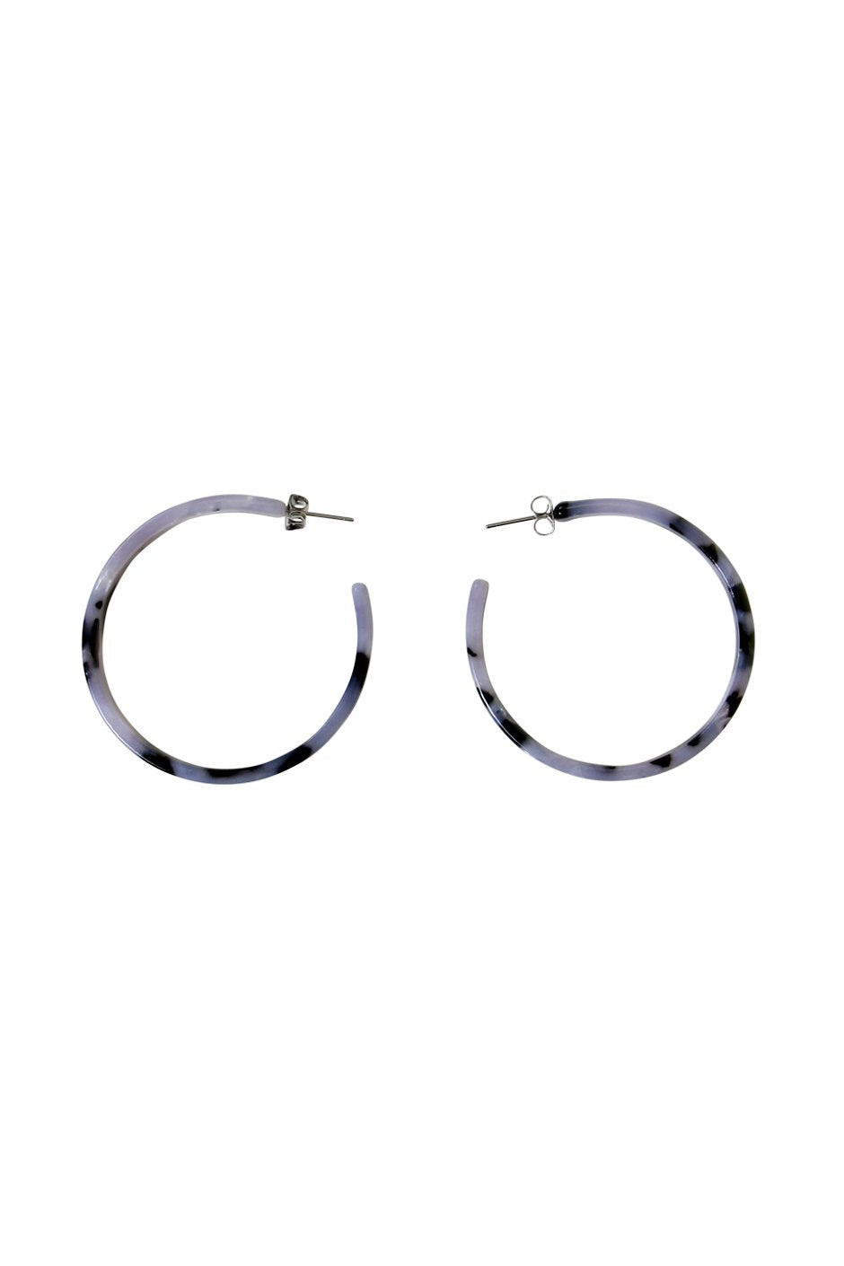 [TEST] 50mm Resin Hoop Earring