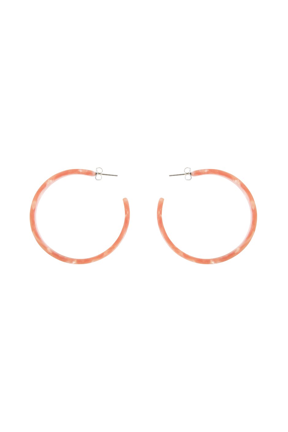 [TEST] 50mm Resin Hoop Earring