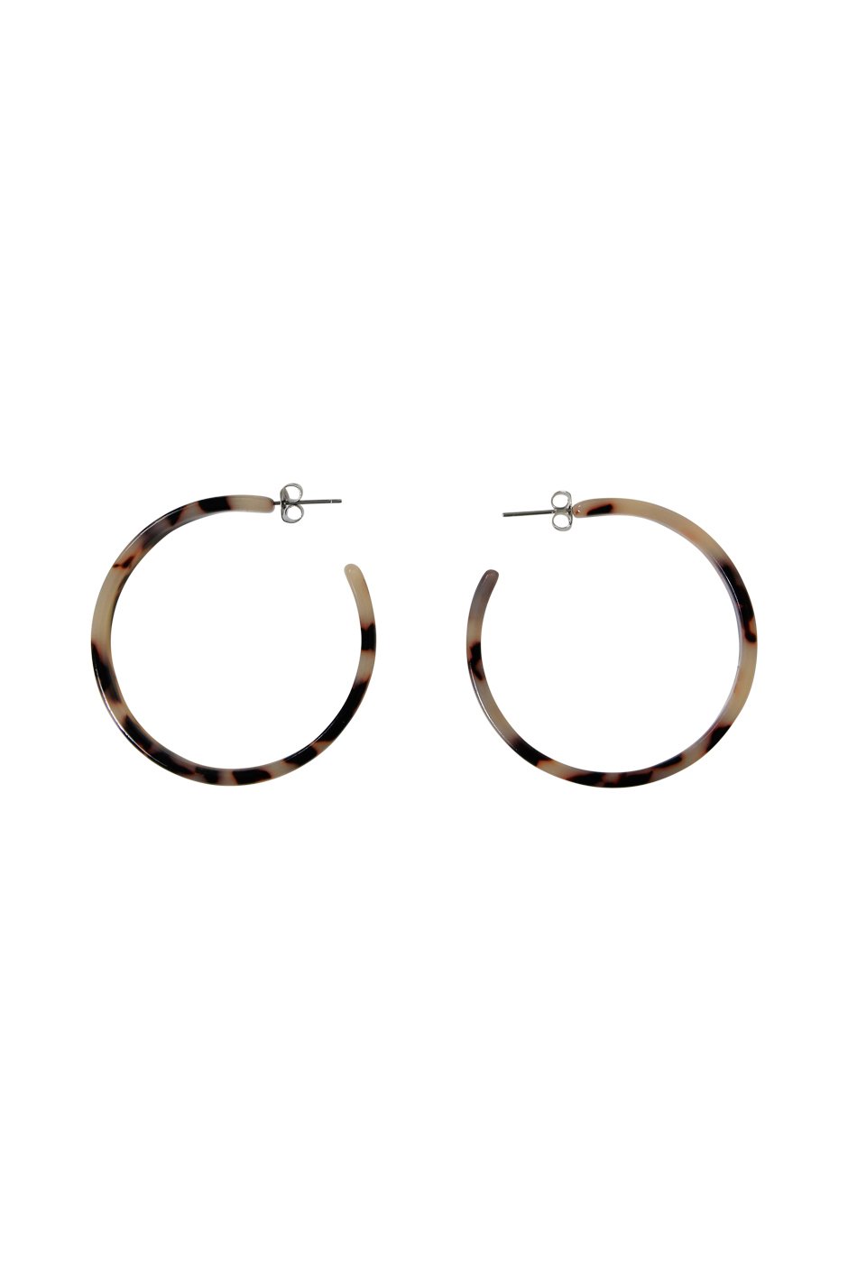 [TEST] 50mm Resin Hoop Earring