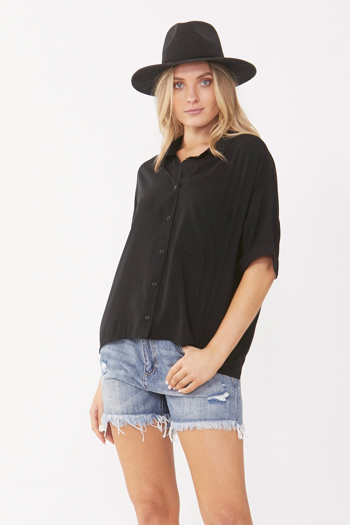 [TEST] Jade Cropped Shirt