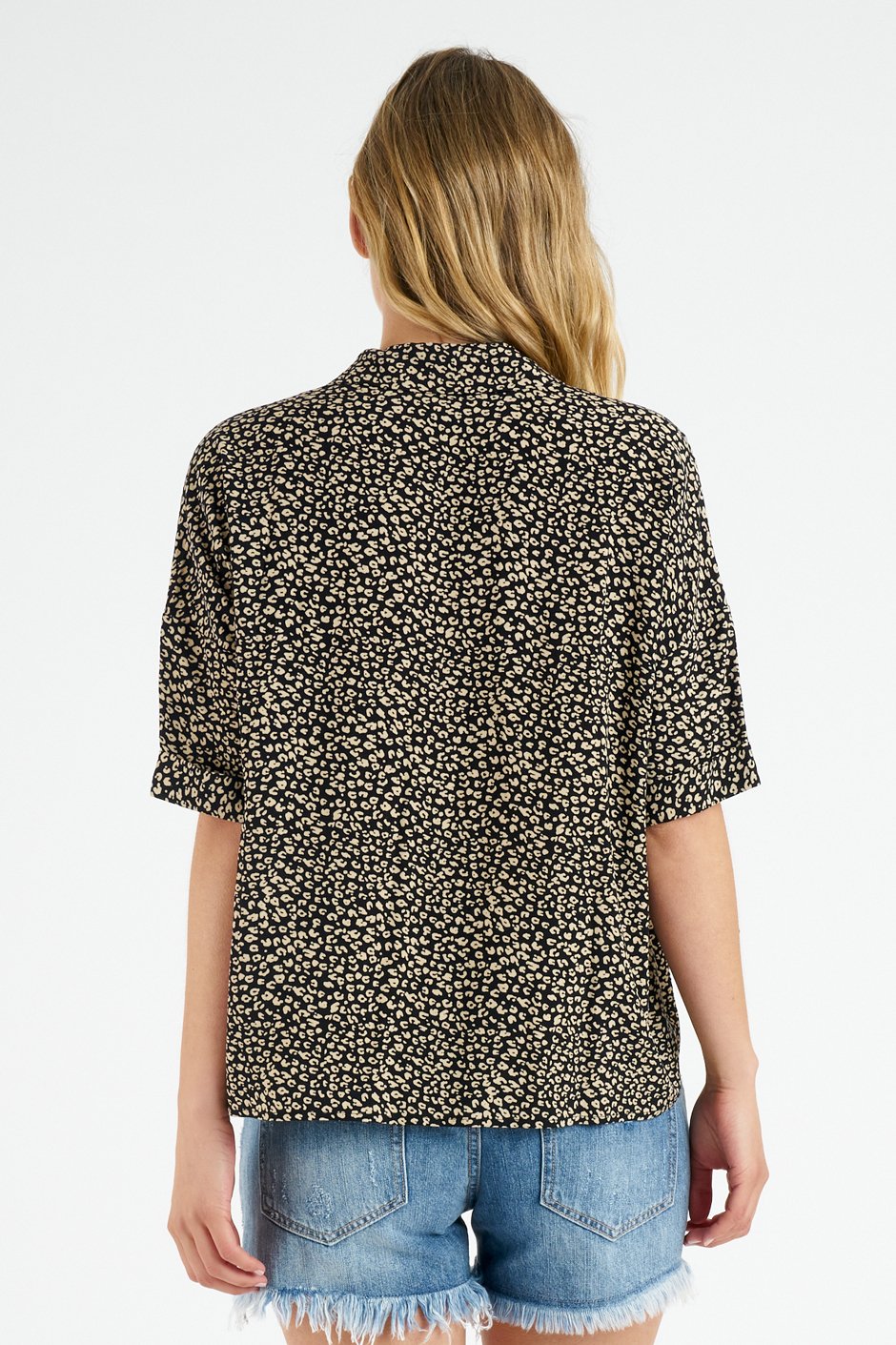 [TEST] Jade Cropped Shirt