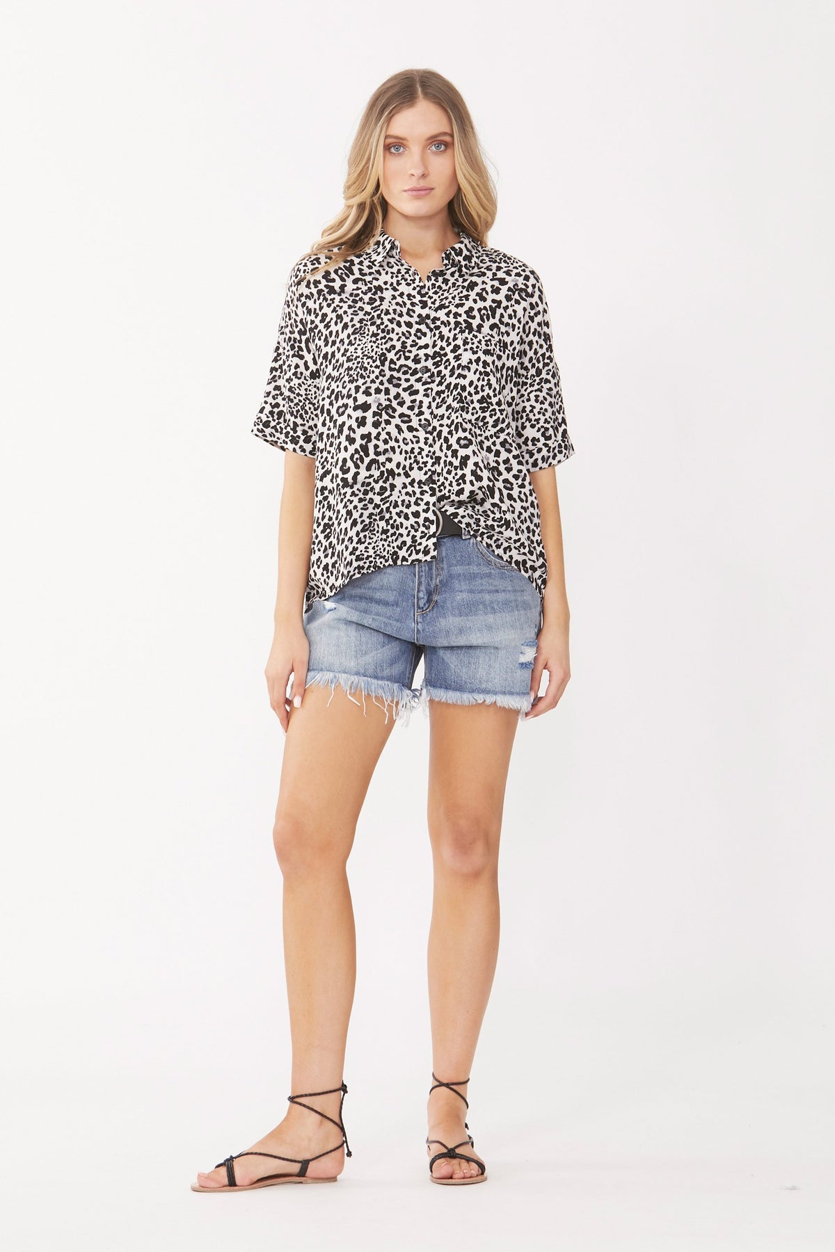 [TEST] Jade Cropped Shirt