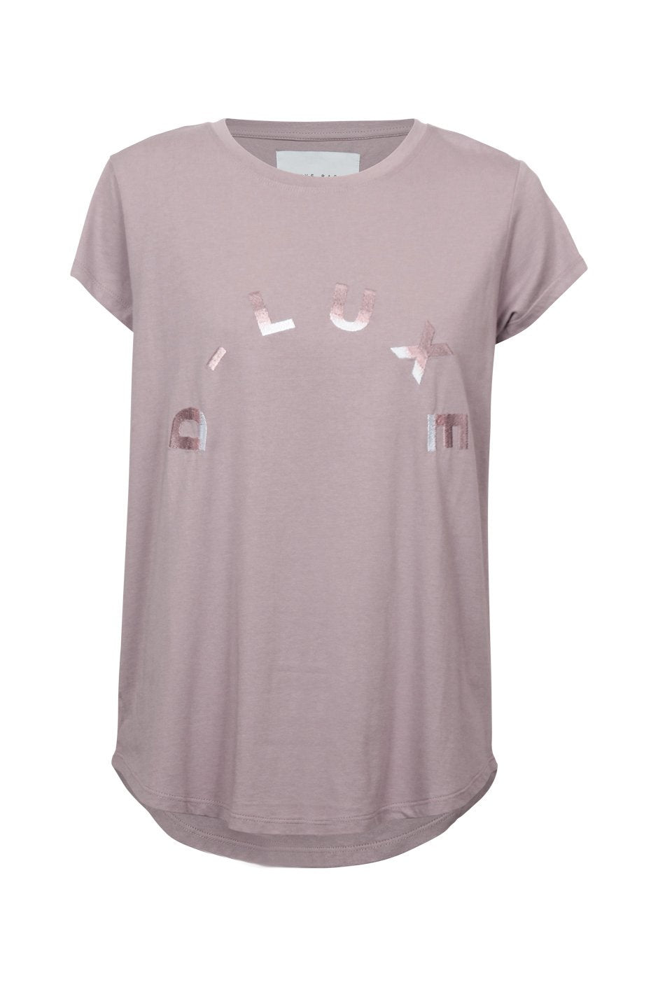 [TEST] D-Luxe Logo Petal Hem Tee