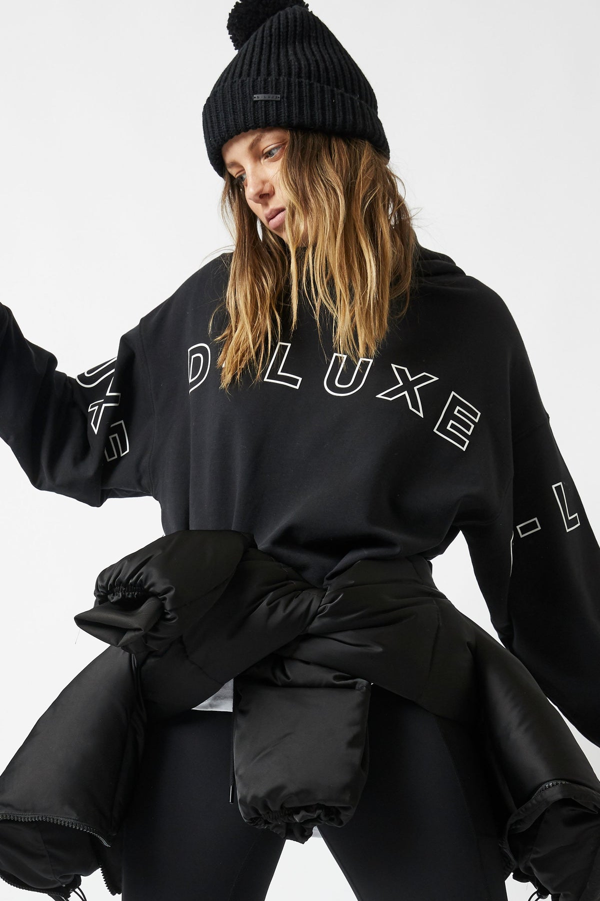[TEST] D-Luxe Outline Print Hoodie