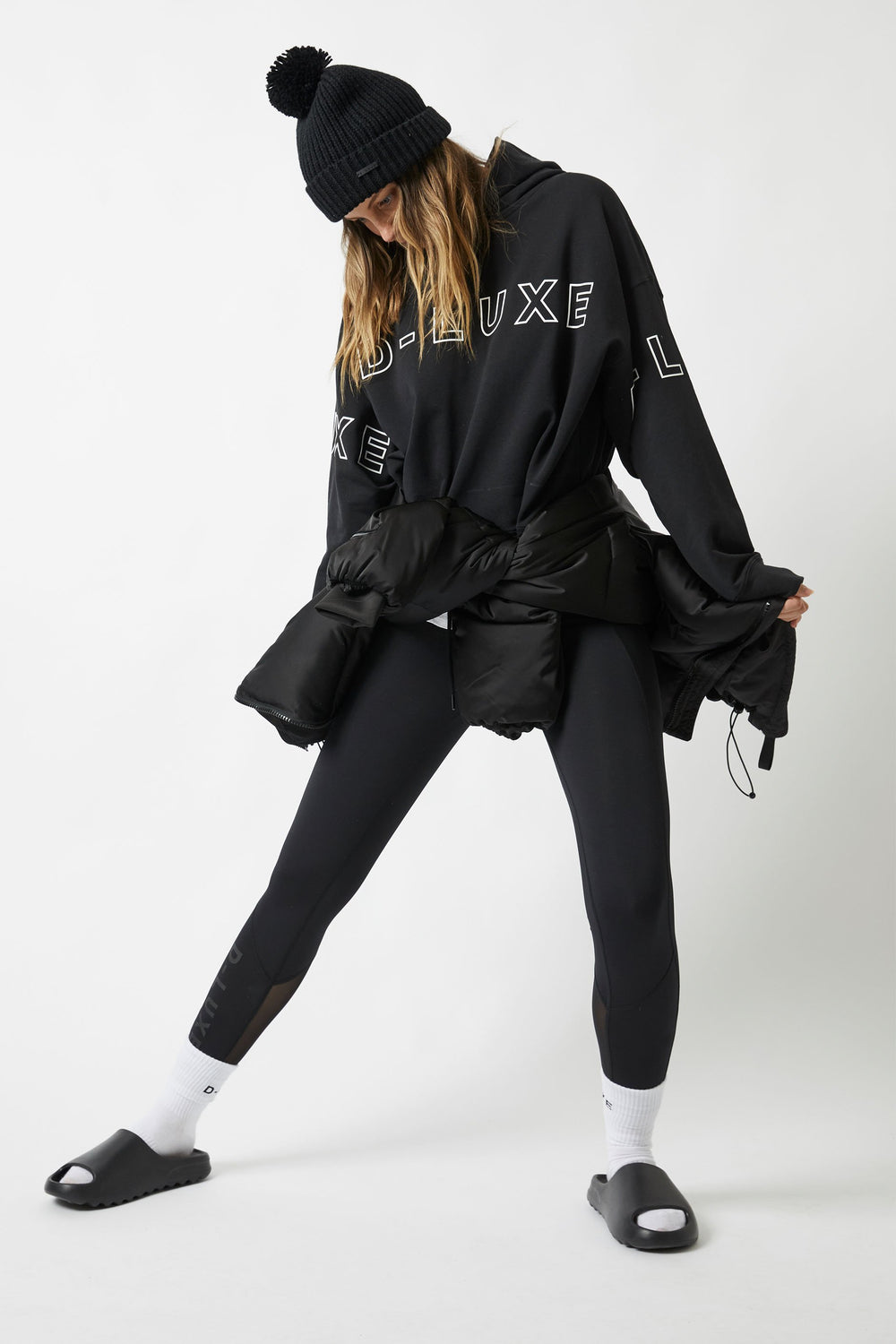 [TEST] D-Luxe Outline Print Hoodie