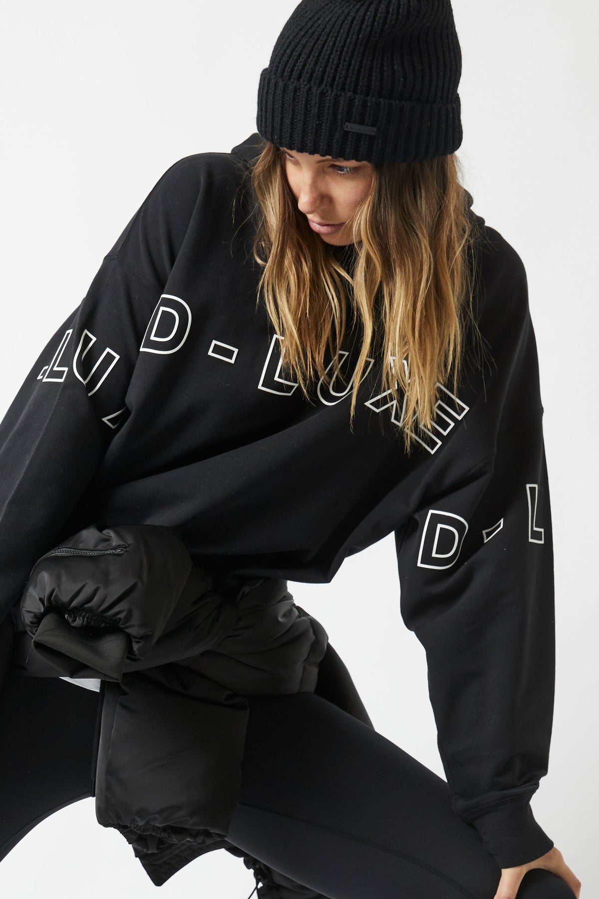[TEST] D-Luxe Outline Print Hoodie
