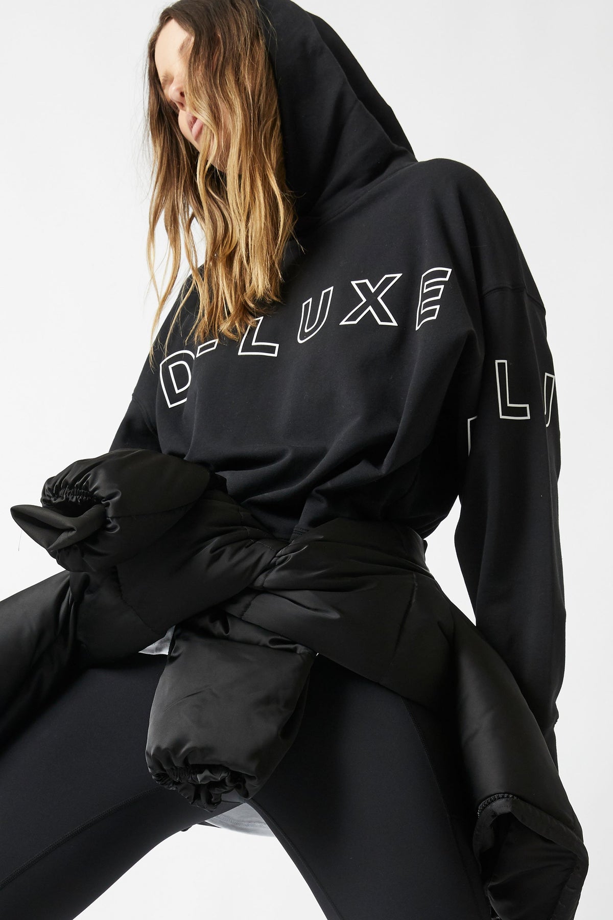 [TEST] D-Luxe Outline Print Hoodie