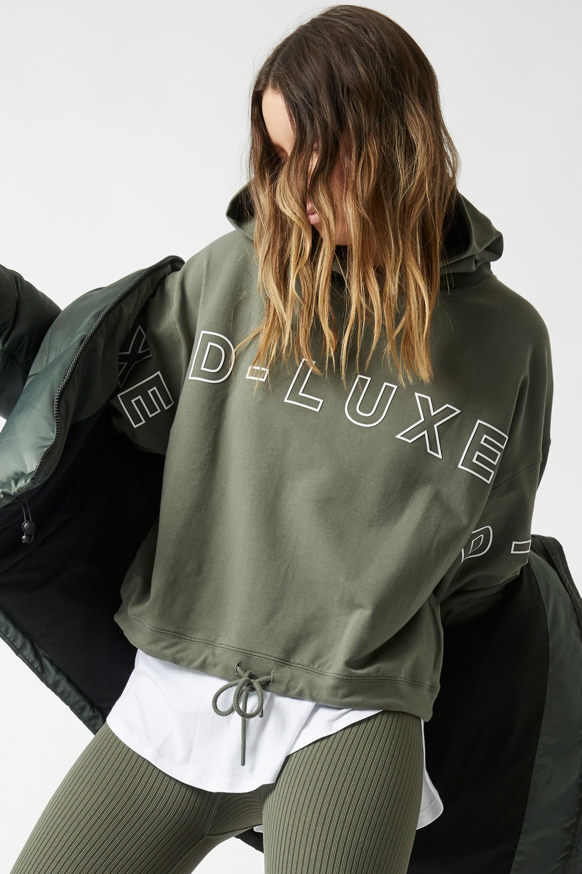 [TEST] D-Luxe Outline Print Hoodie