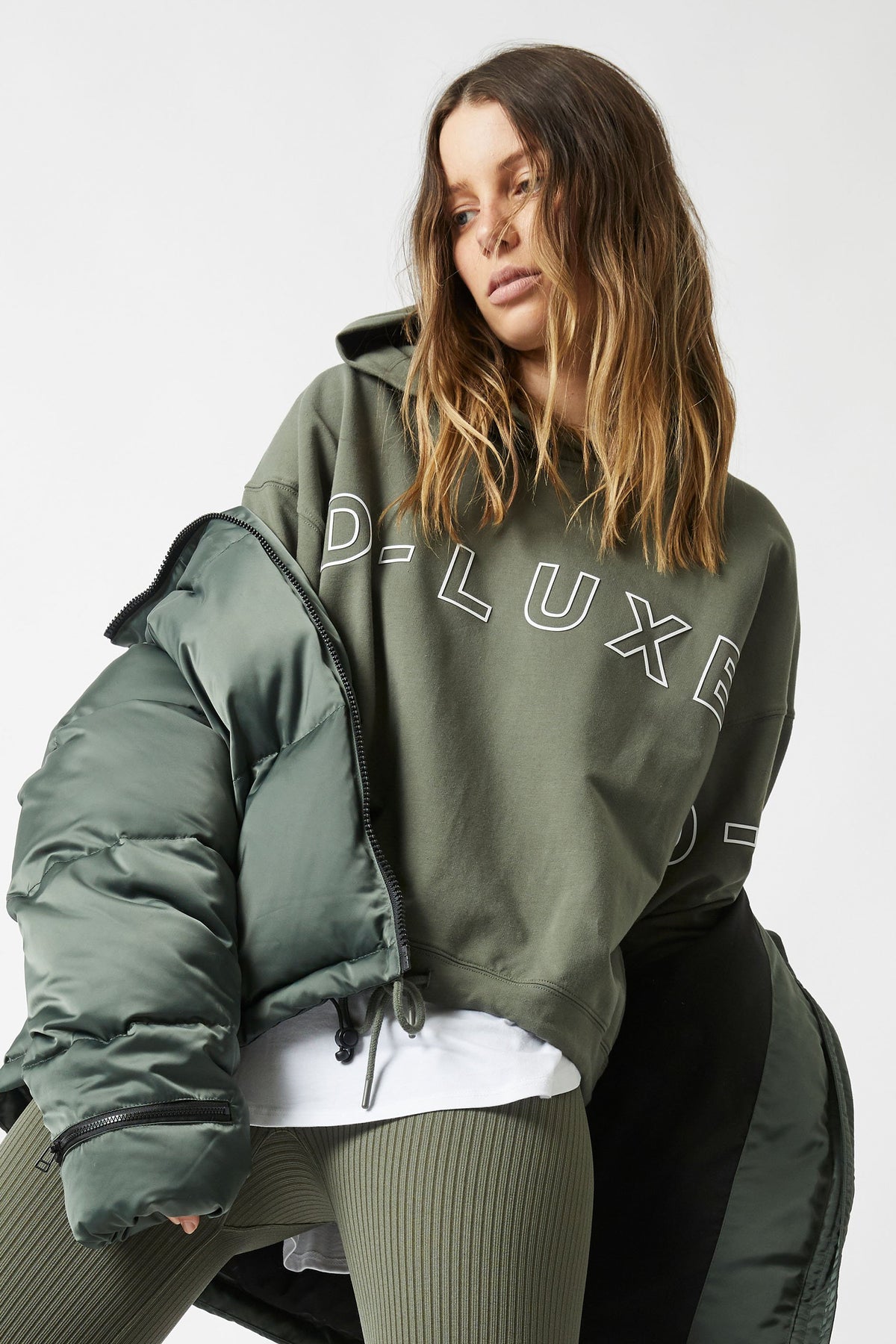 [TEST] D-Luxe Outline Print Hoodie