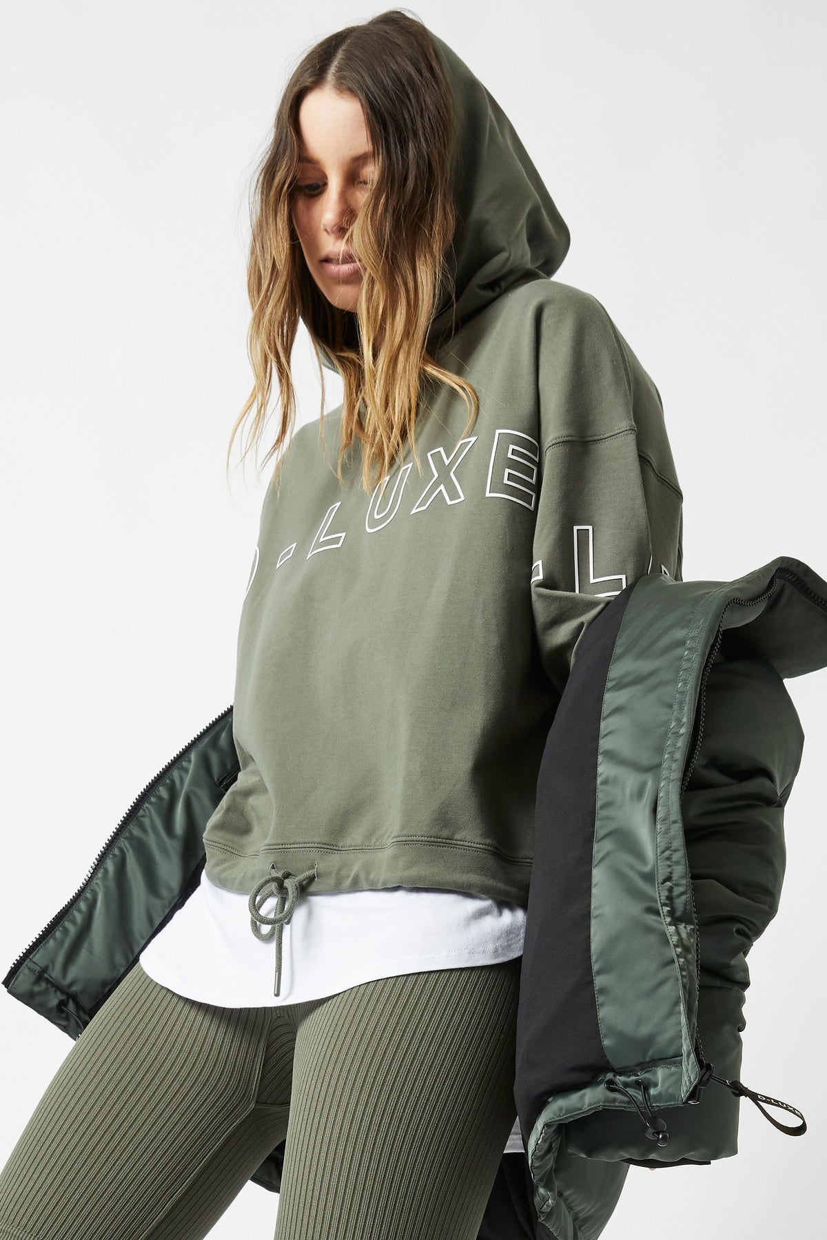 [TEST] D-Luxe Outline Print Hoodie