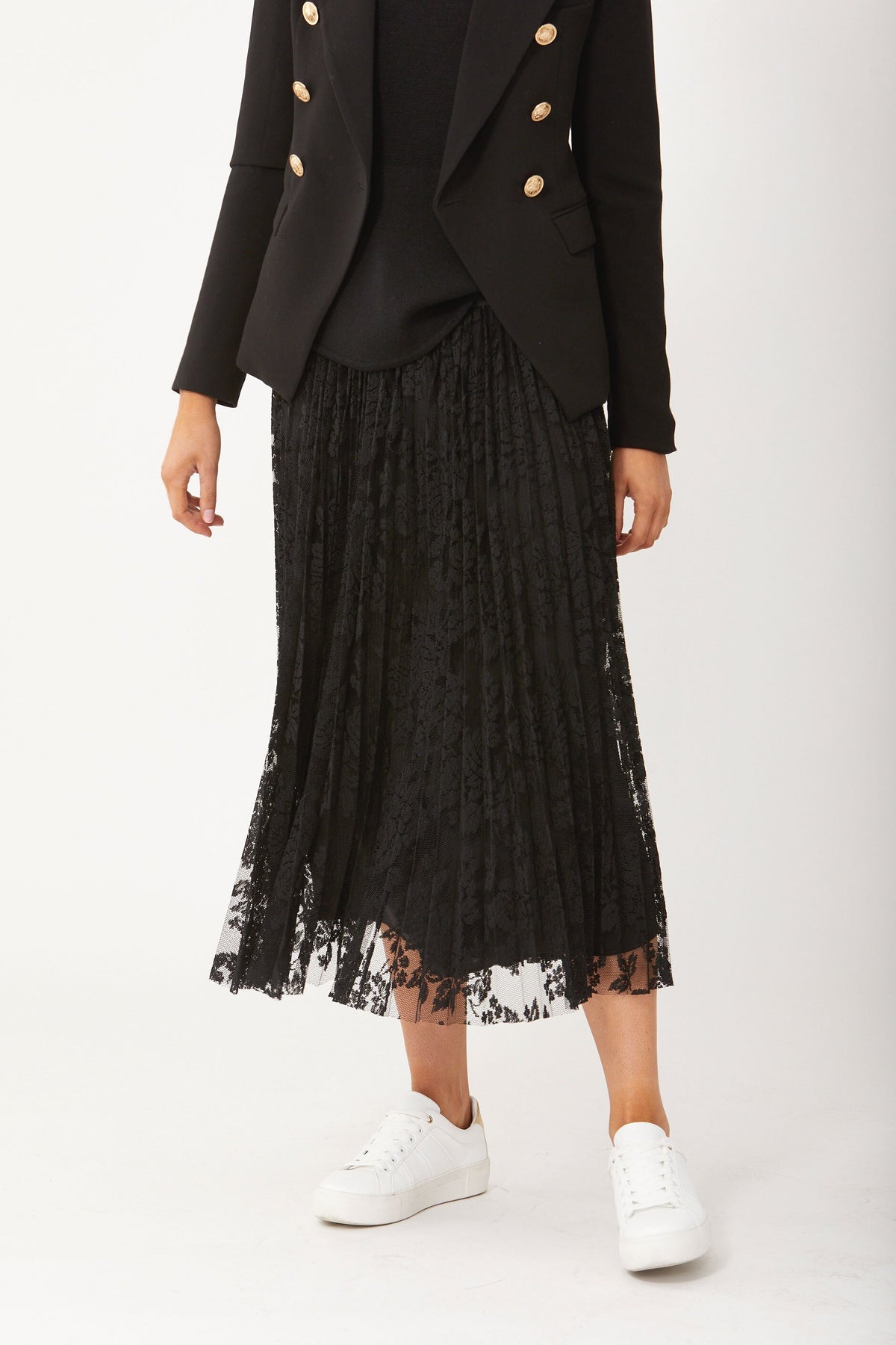 [TEST] Lilly Lace Pleated Midi Skirt