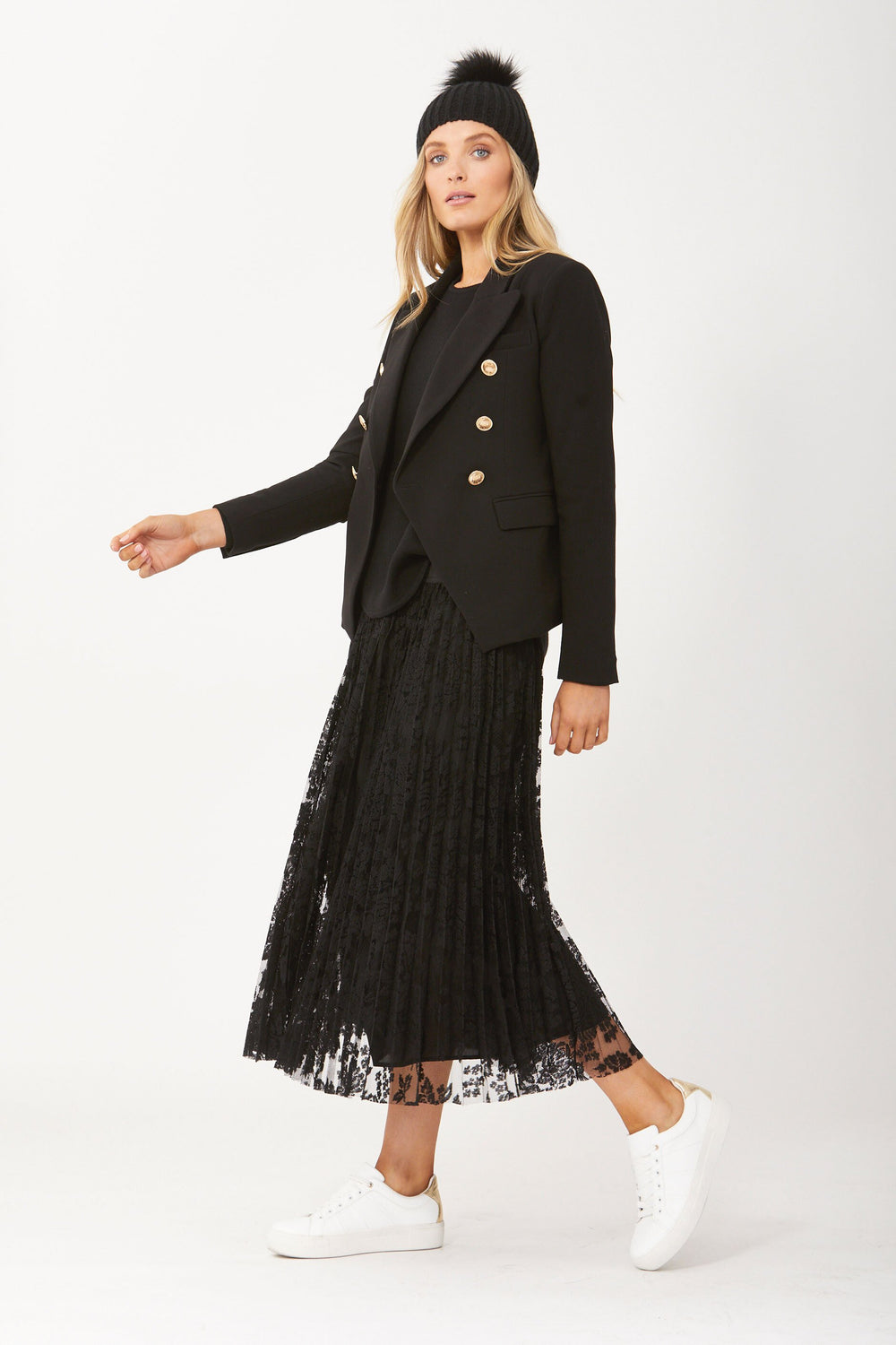 [TEST] Lilly Lace Pleated Midi Skirt