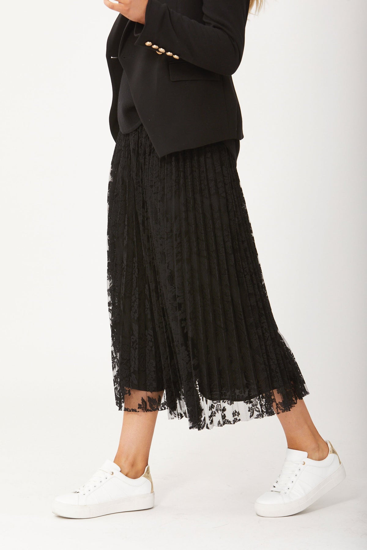 [TEST] Lilly Lace Pleated Midi Skirt