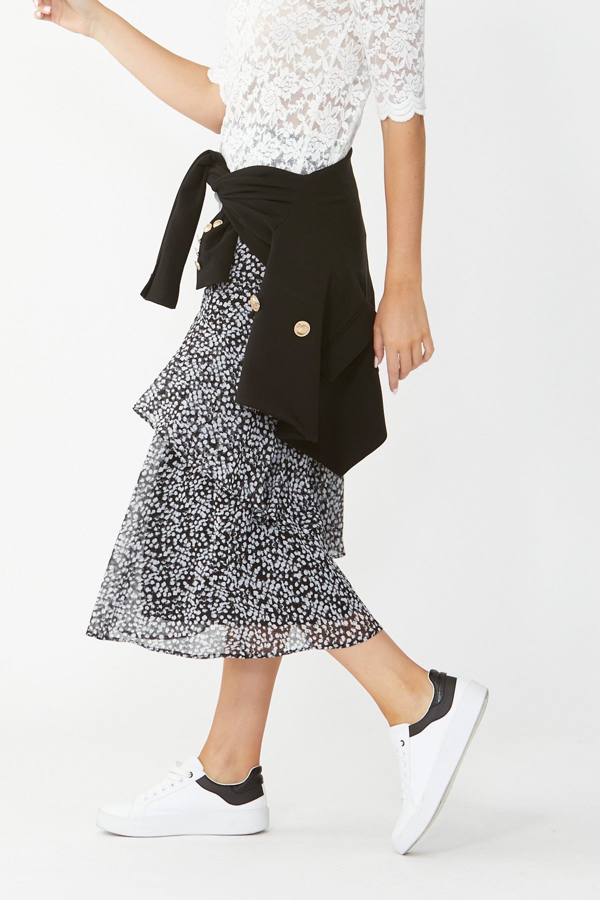 [TEST] Sophie Ruffle Midi Skirt