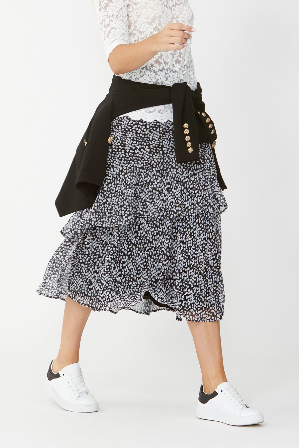 [TEST] Sophie Ruffle Midi Skirt