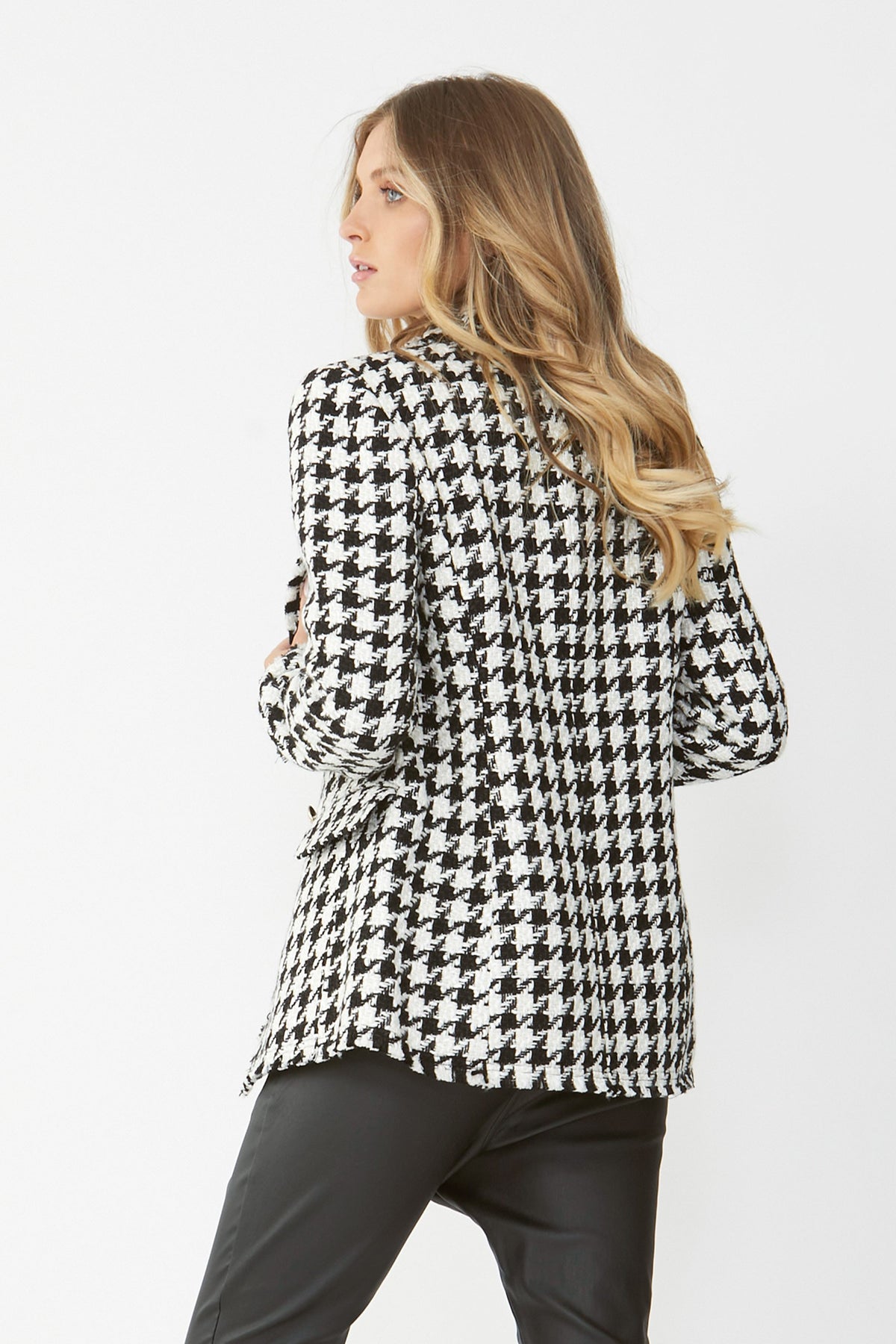 [TEST] Marla Houndstooth Blazer
