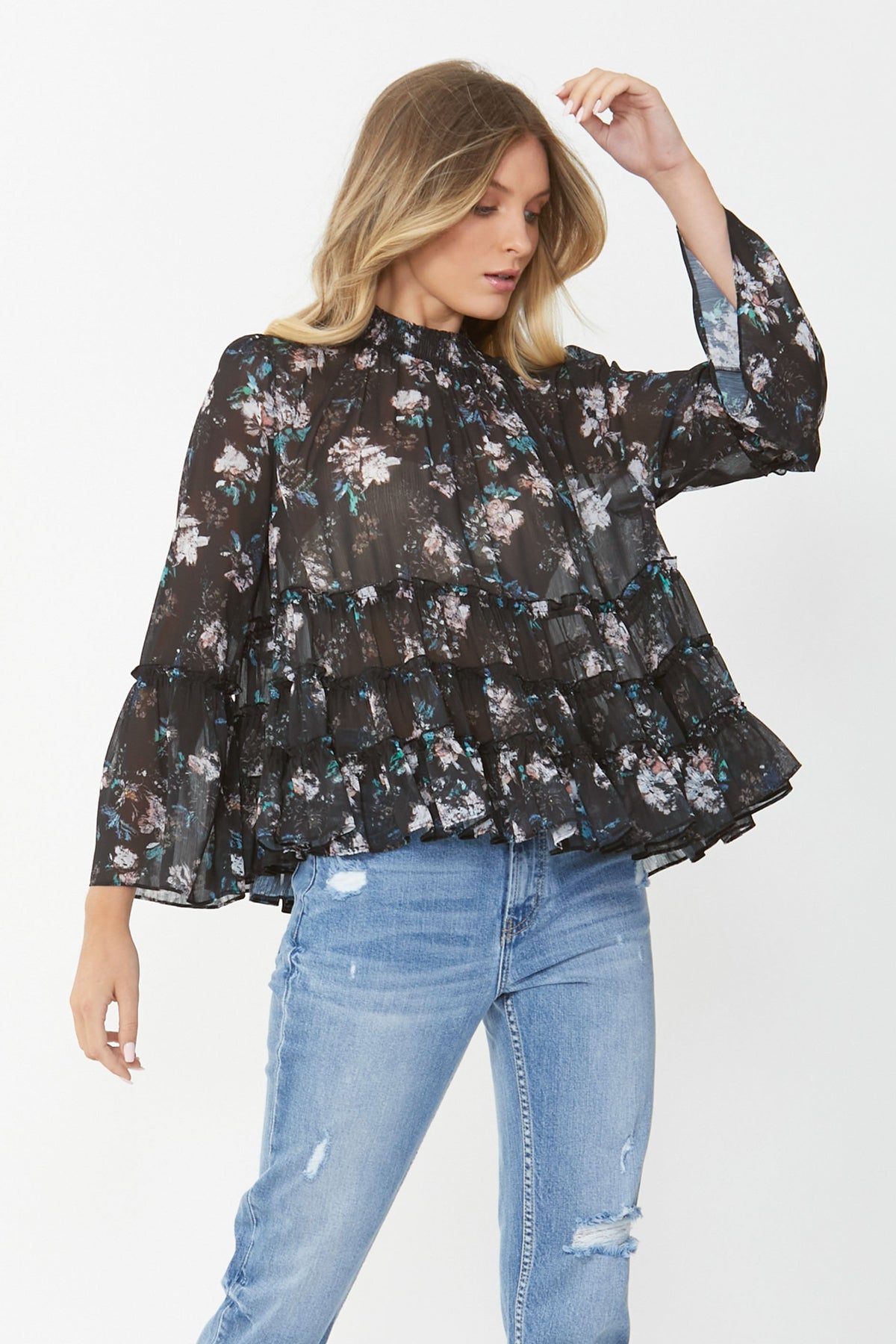 [TEST] Siobhan Tiered Swing Top