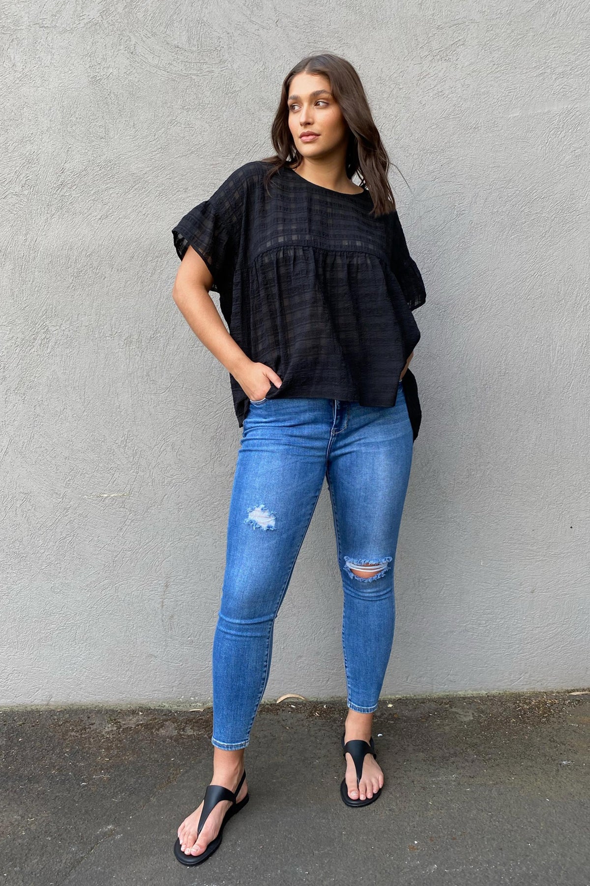 [TEST] Bree Textured Blouse