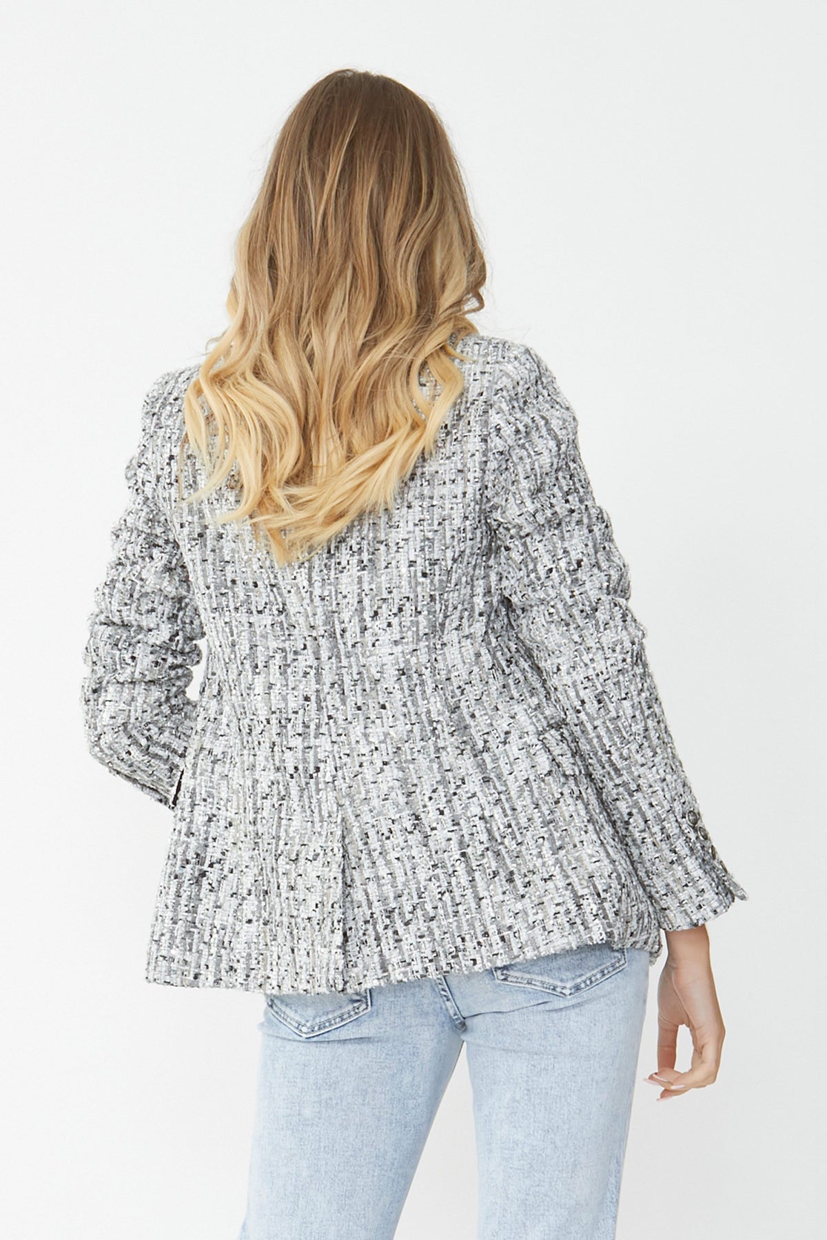 [TEST] Carly Longline Boucle Blazer