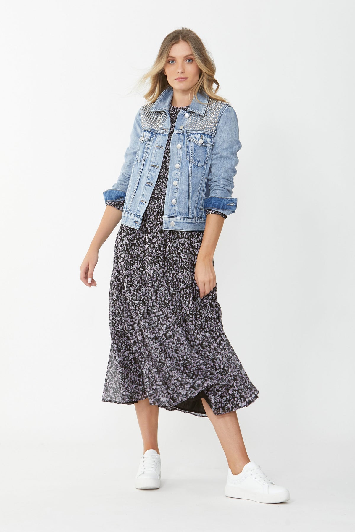 [TEST] Bonnie Shirred Midi Dress
