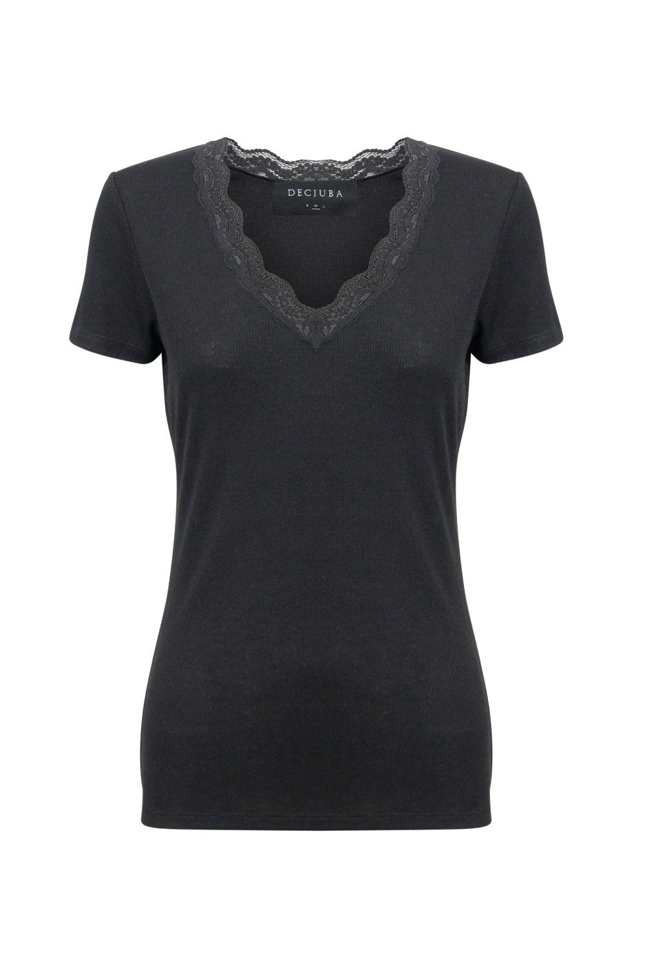 [TEST] Saskia Lace Trim Tee