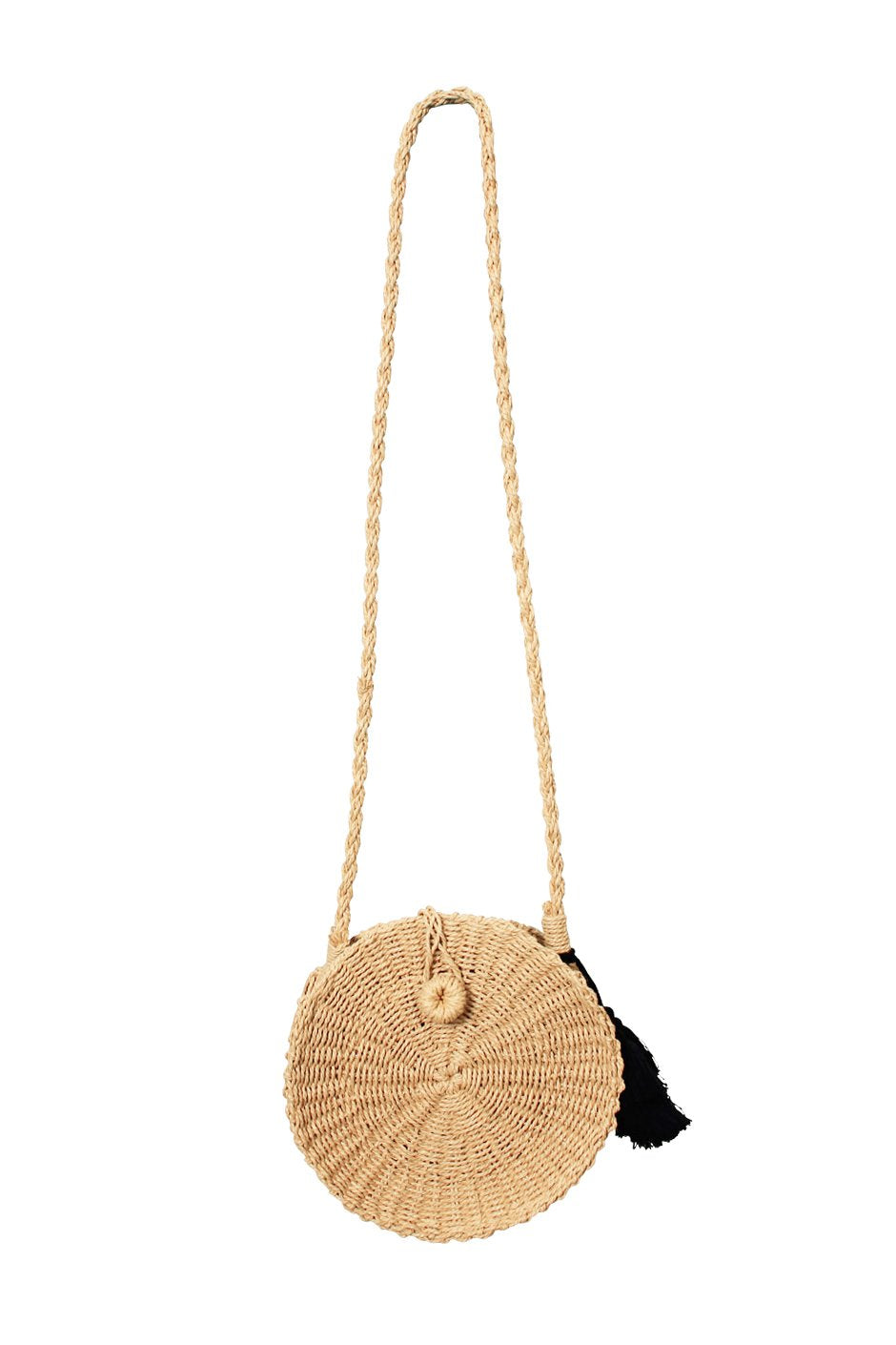 [TEST] Kass Round Woven Crossbody Bag
