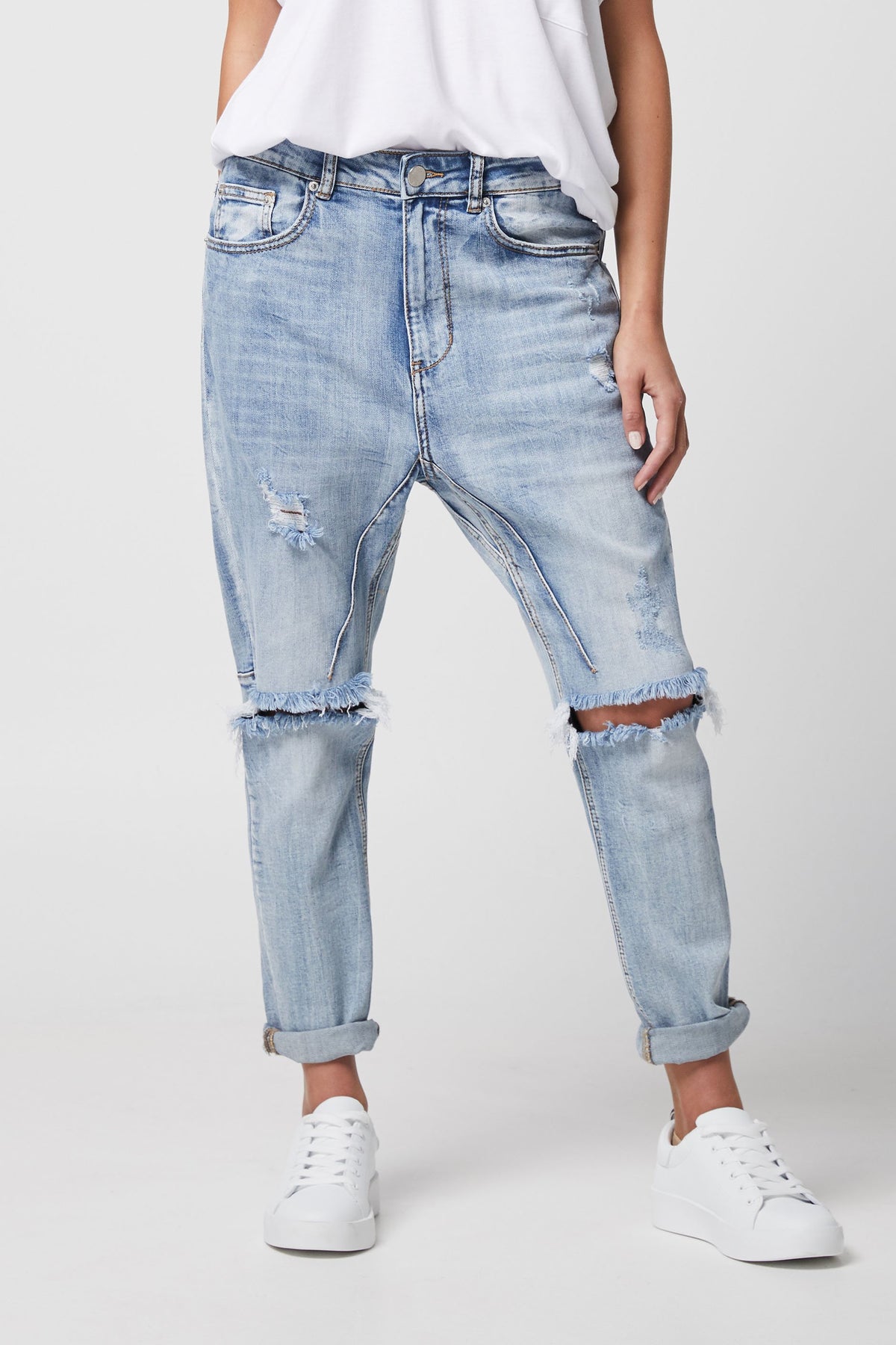 [TEST] D-Luxe Ripped Boyfriend Jean