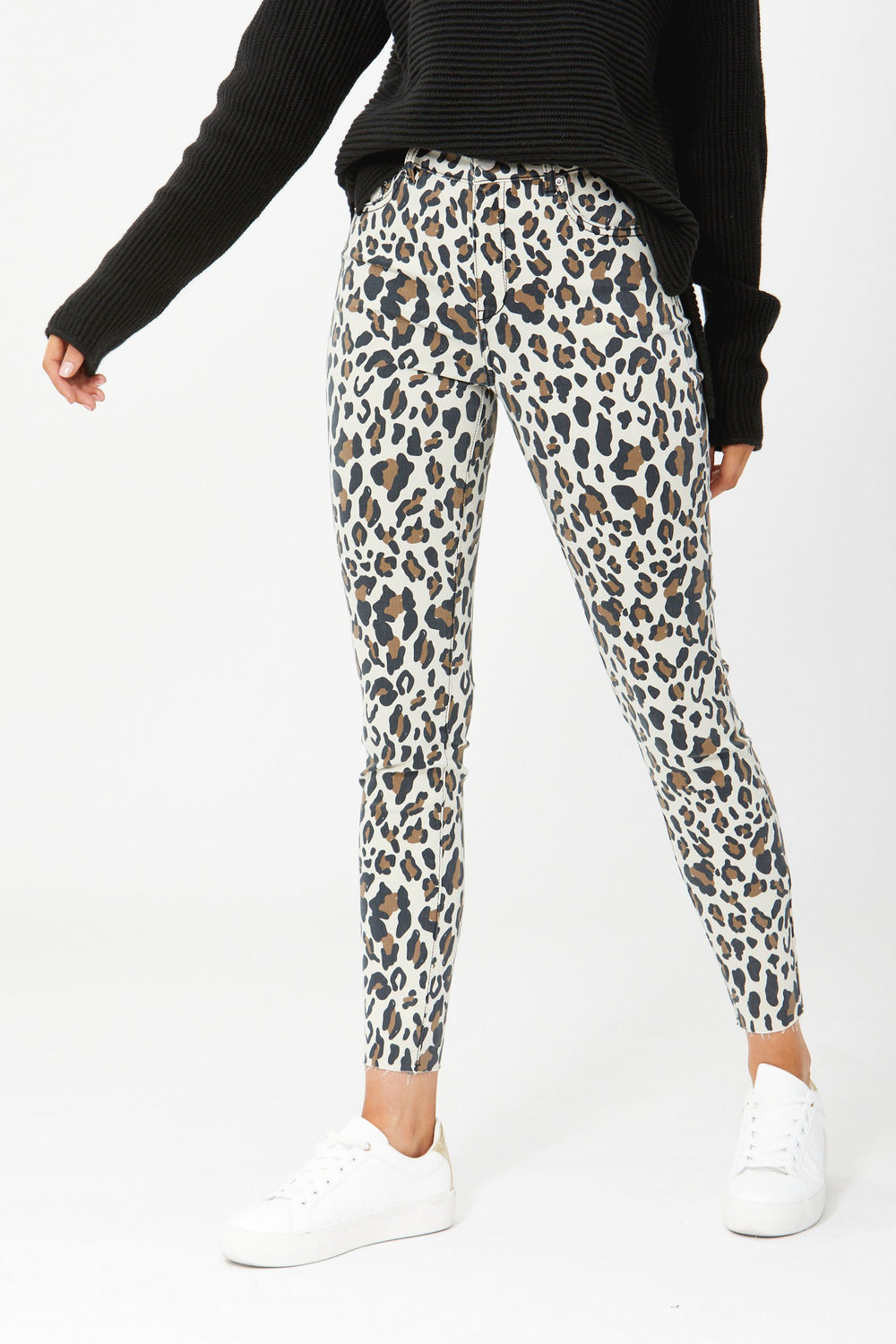 [TEST] Evie Animal High Rise Skinny