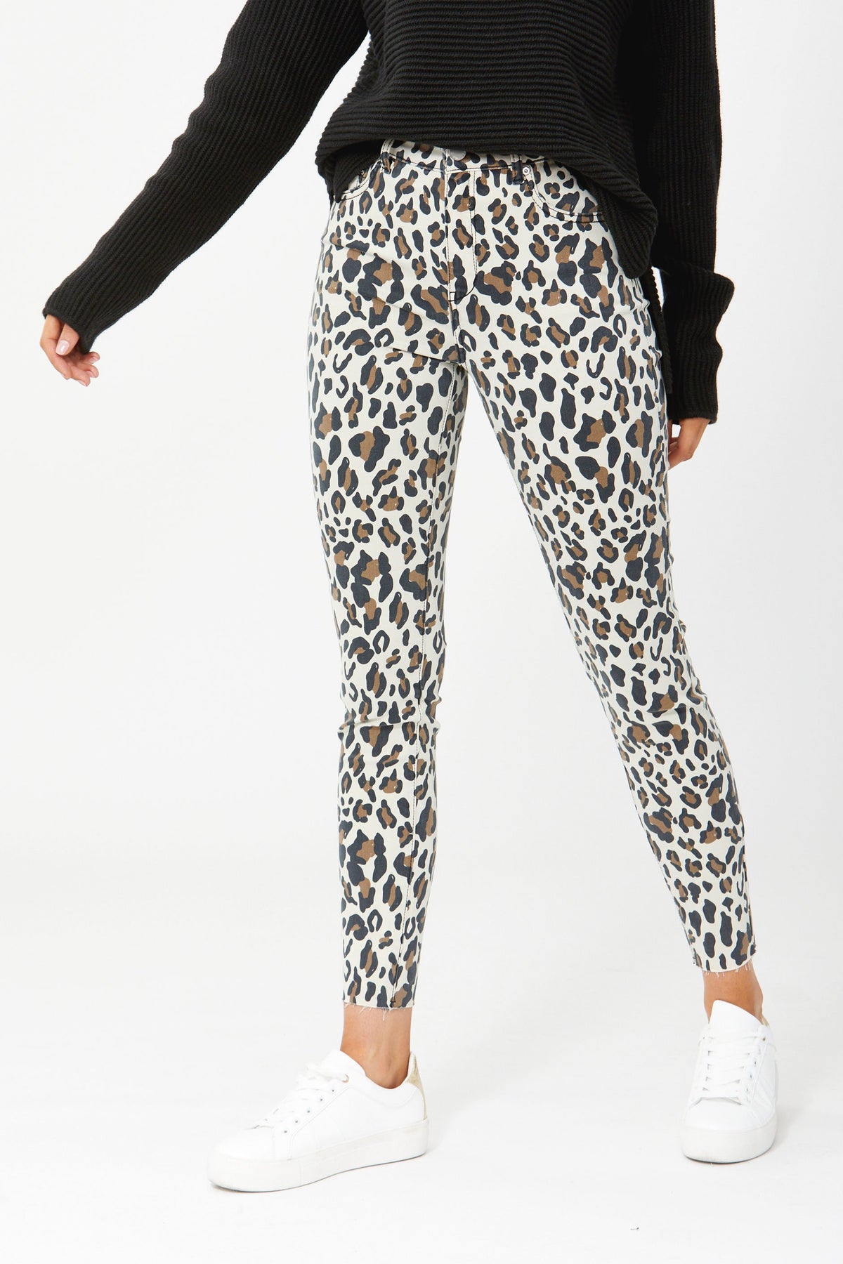 [TEST] Evie Animal High Rise Skinny