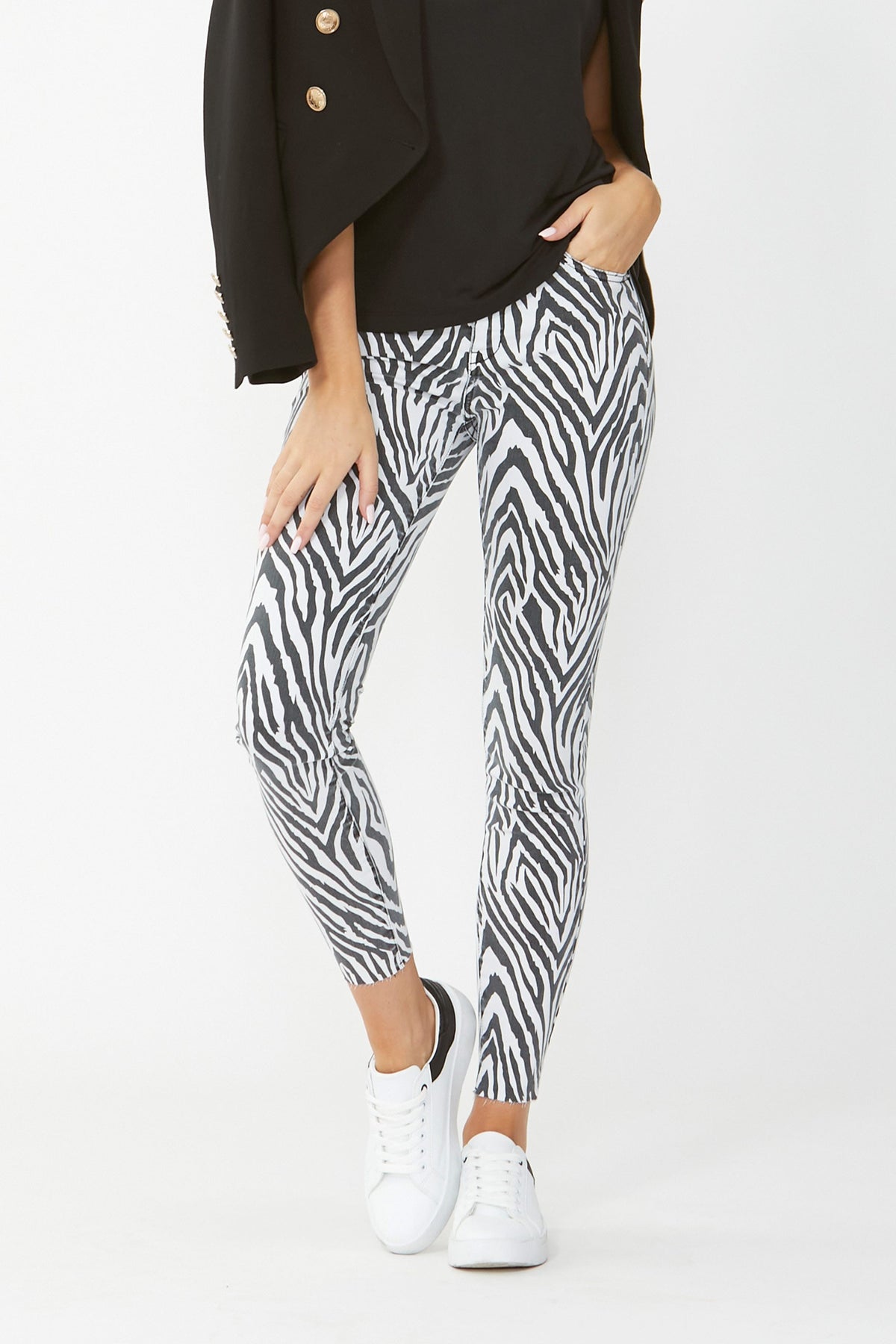 [TEST] Evie Animal High Rise Skinny