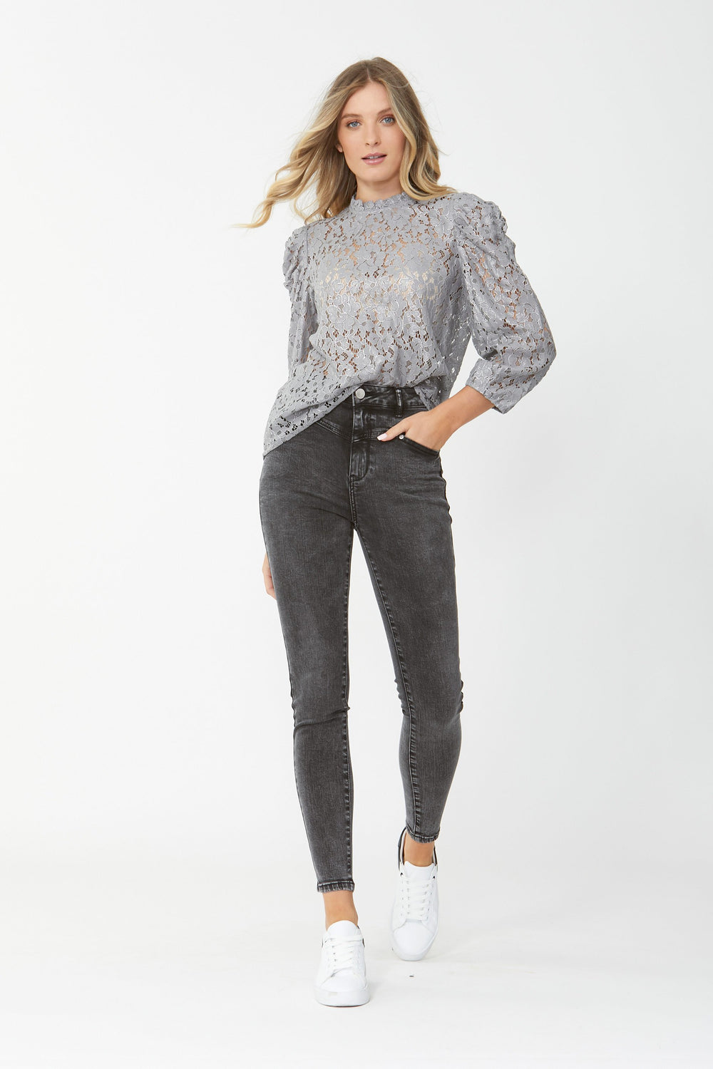 [TEST] Evie Super High Rise Skinny