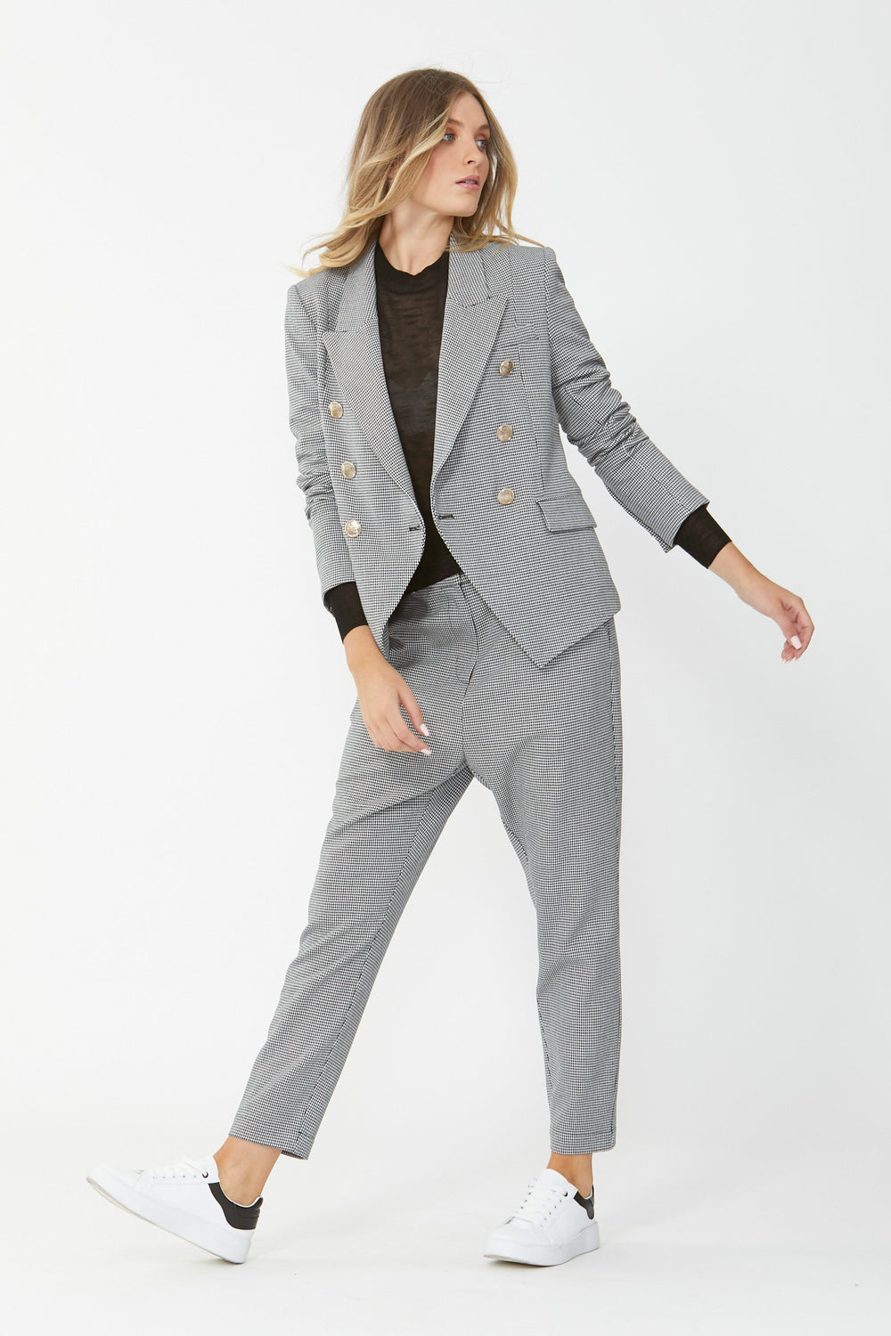 [TEST] Carly Houndstooth Blazer