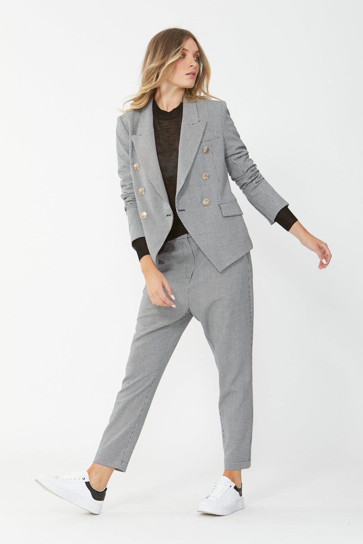 [TEST] Carly Houndstooth Blazer